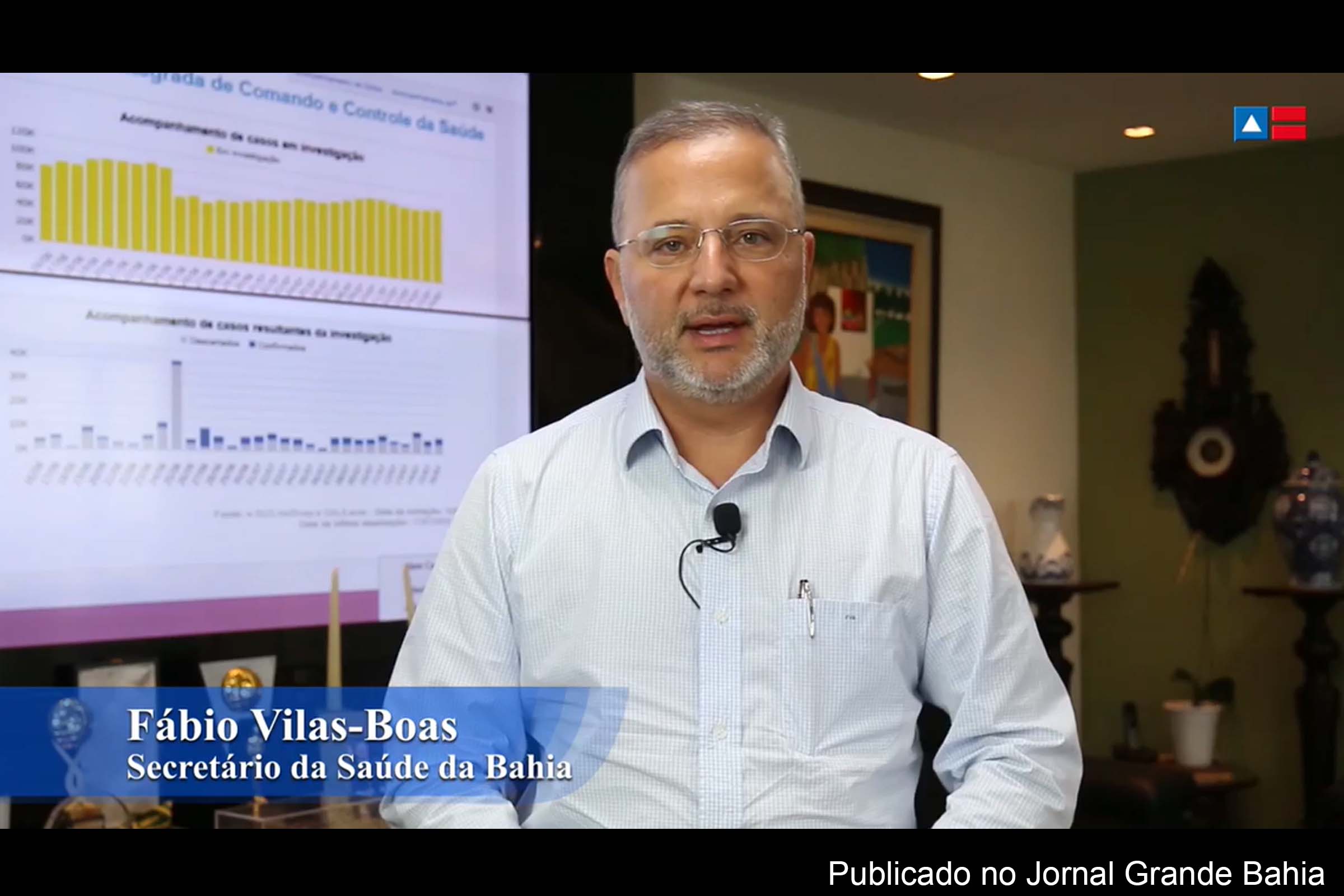 Fábio Vilas-Boas, secretário da Saúde da Bahia.