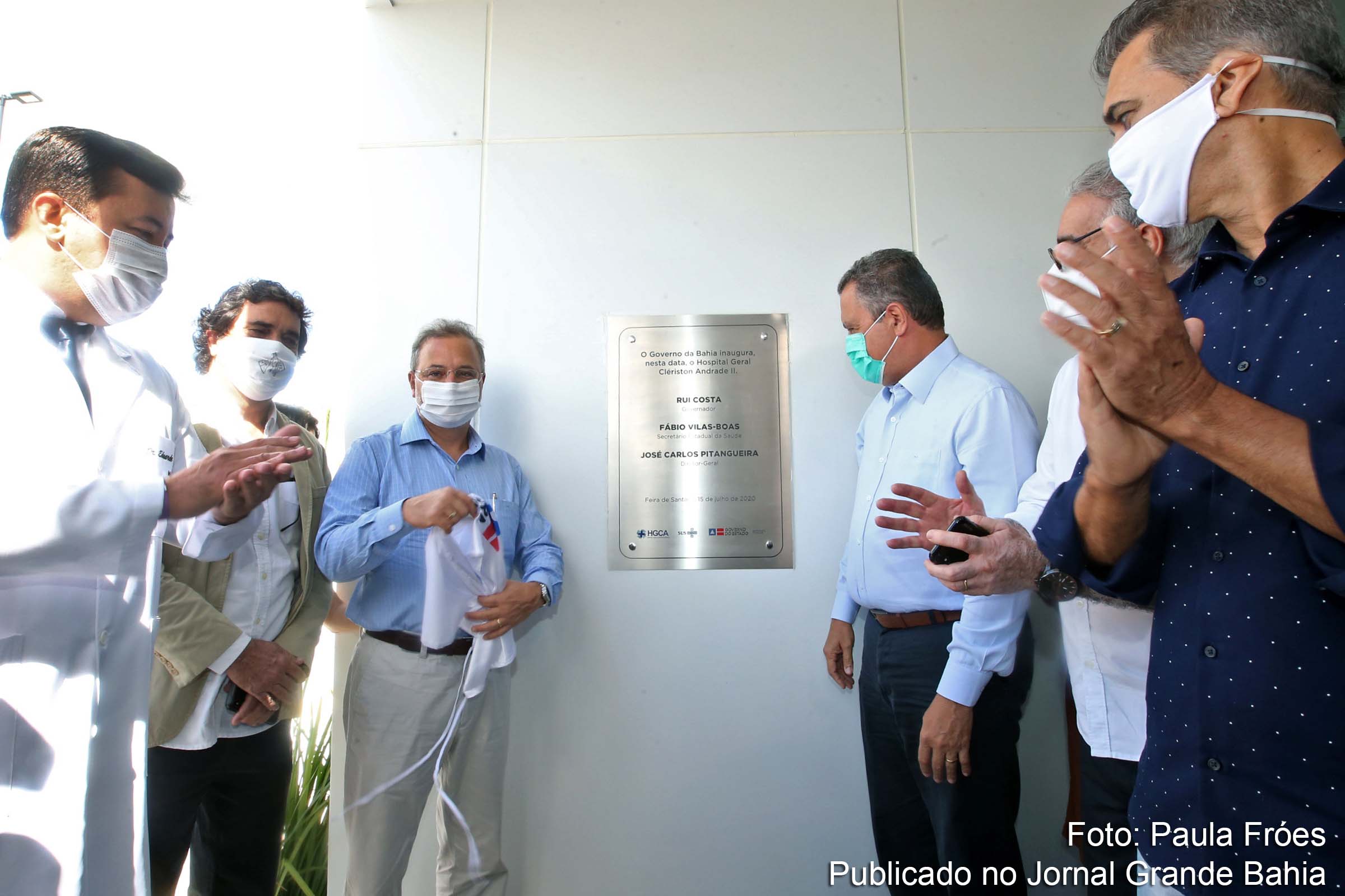 Governador Rui Costa inaugura o Hospital Geral Clériston Andrade 2 (HGCA 2), no município de Feira de Santana.