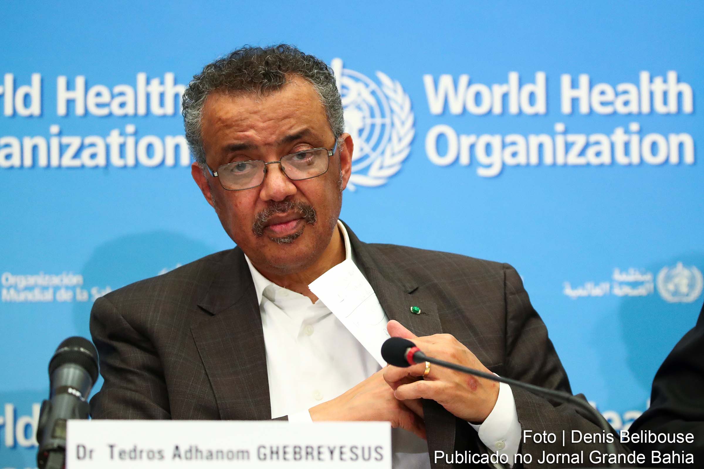 Tedros Adhanom Ghebreyesus, diretor-geral da OMS.