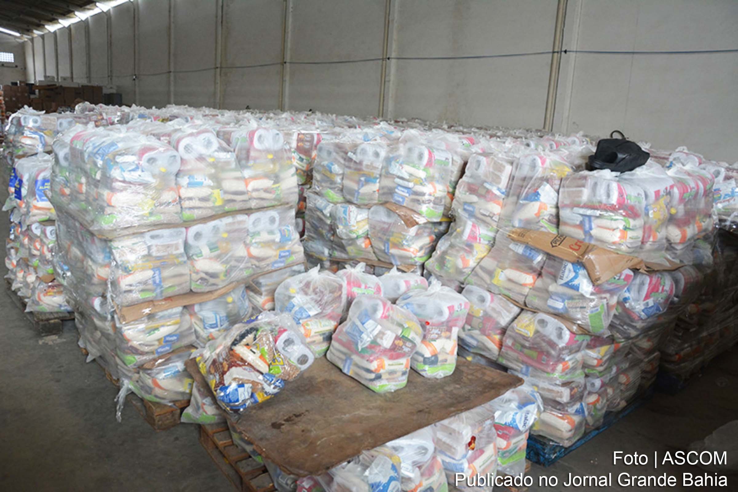 Governo Martins distribuiu 12.500 cestas básicas para famílias em situação de vulnerabilidade social, nesse período de pandemia.