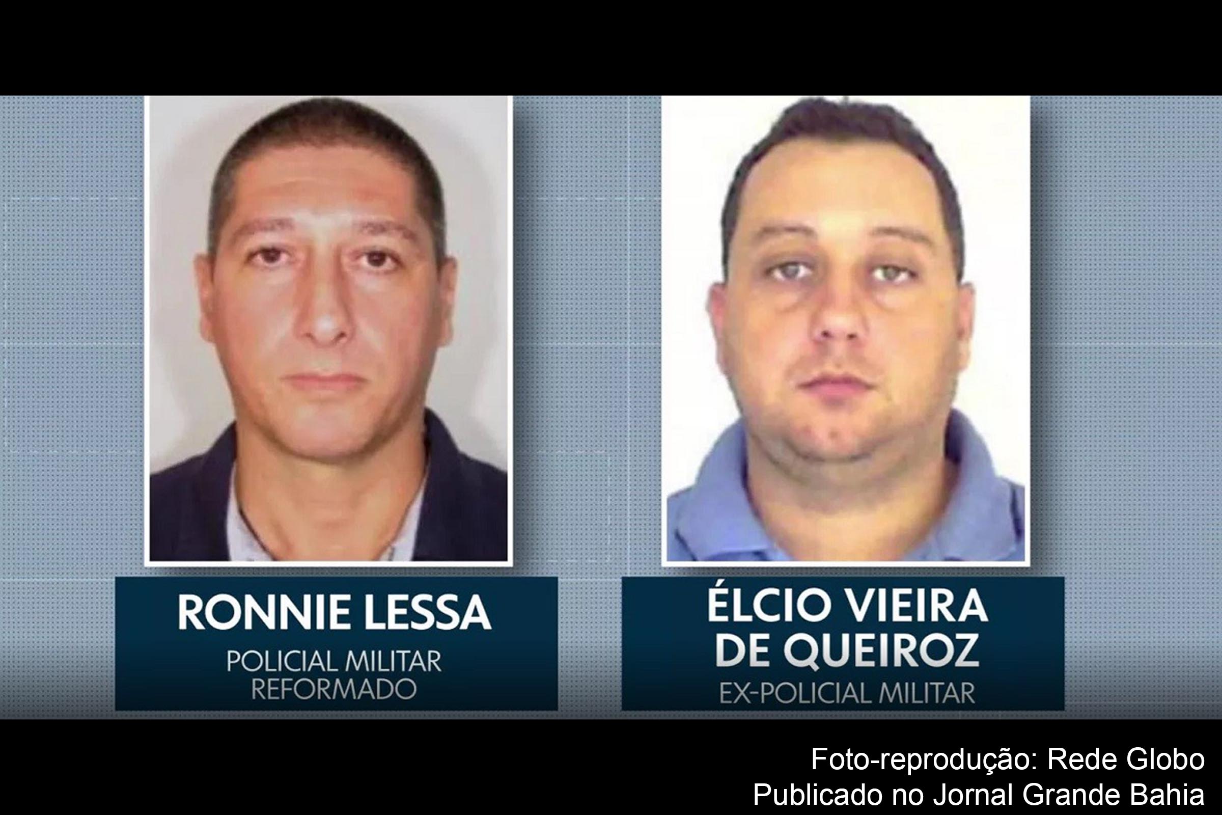 Ronnie Lessa e Elcio Vieira de Queiroz foram presos durante a Operação Lume.