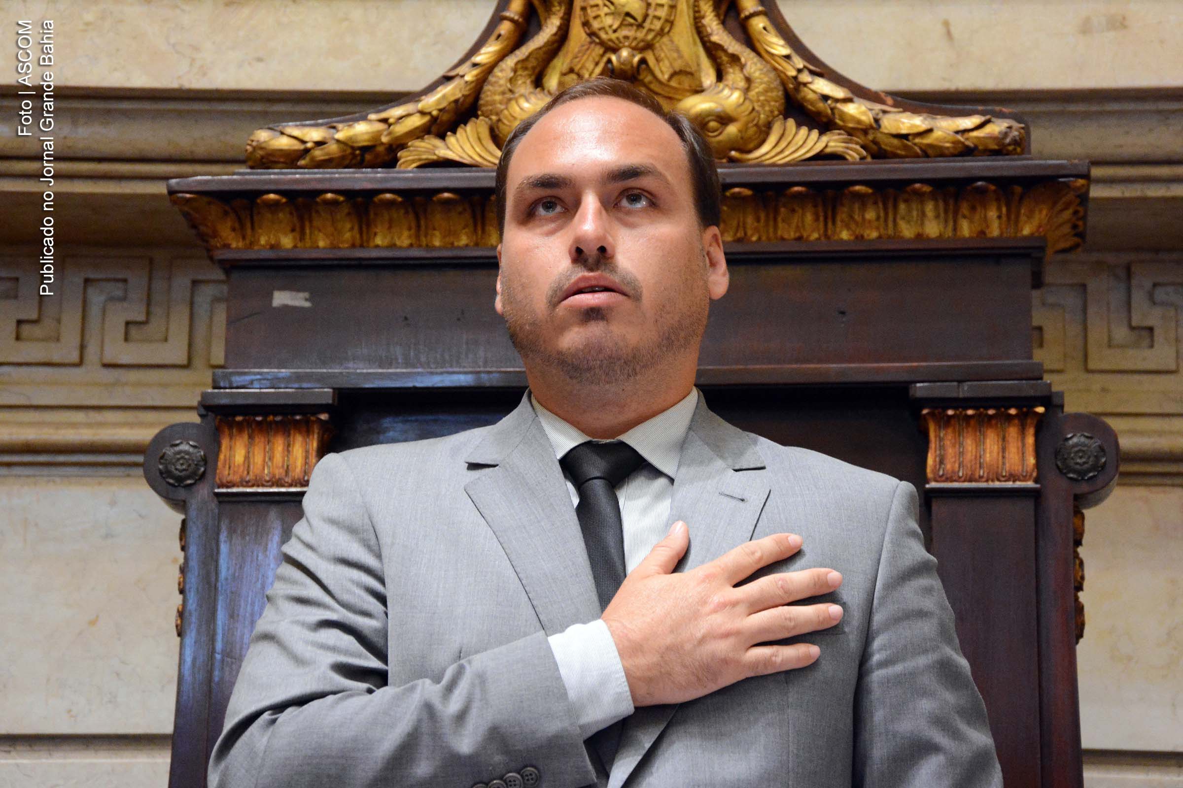 Carlos Bolsonaro, vereador do Rio de Janeiro.,
