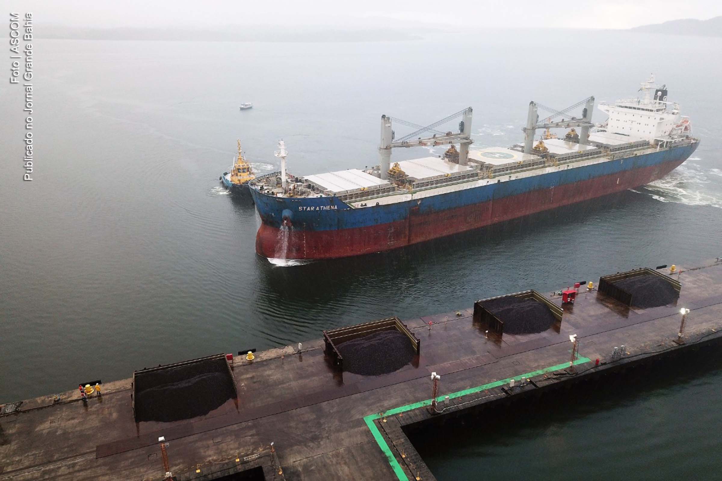 Complexo naval, portuário e industrial da Enseada fica situado em Maragogipe.