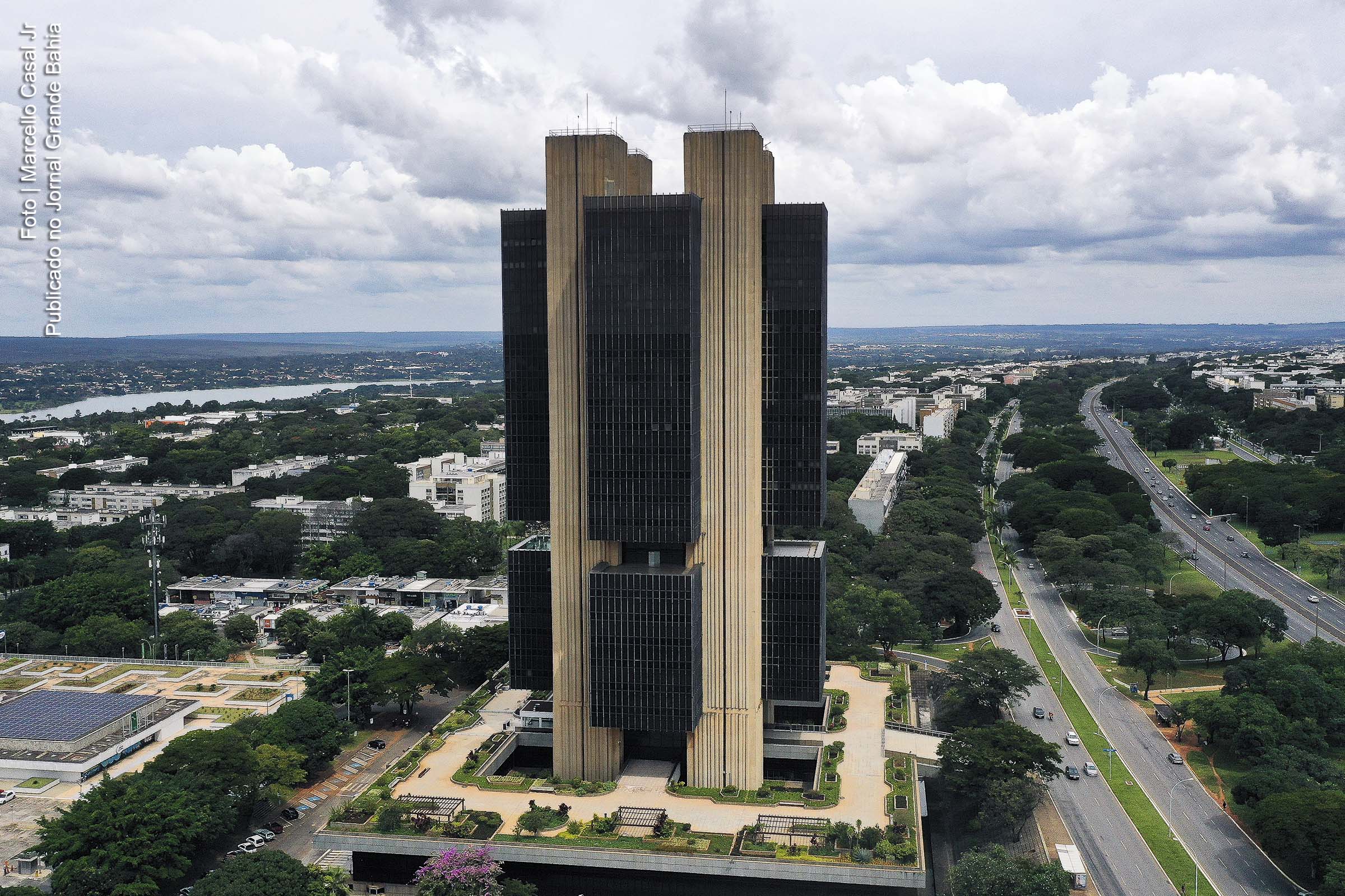 Edifício-sede do Banco Central do Brasil, em Brasília.
