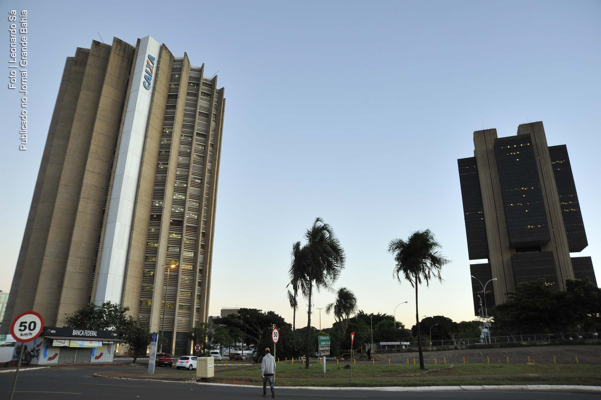 Edifícios-sede da Caixa Econômica Federal (CEF) e do Banco Central do Brasil (BCB)