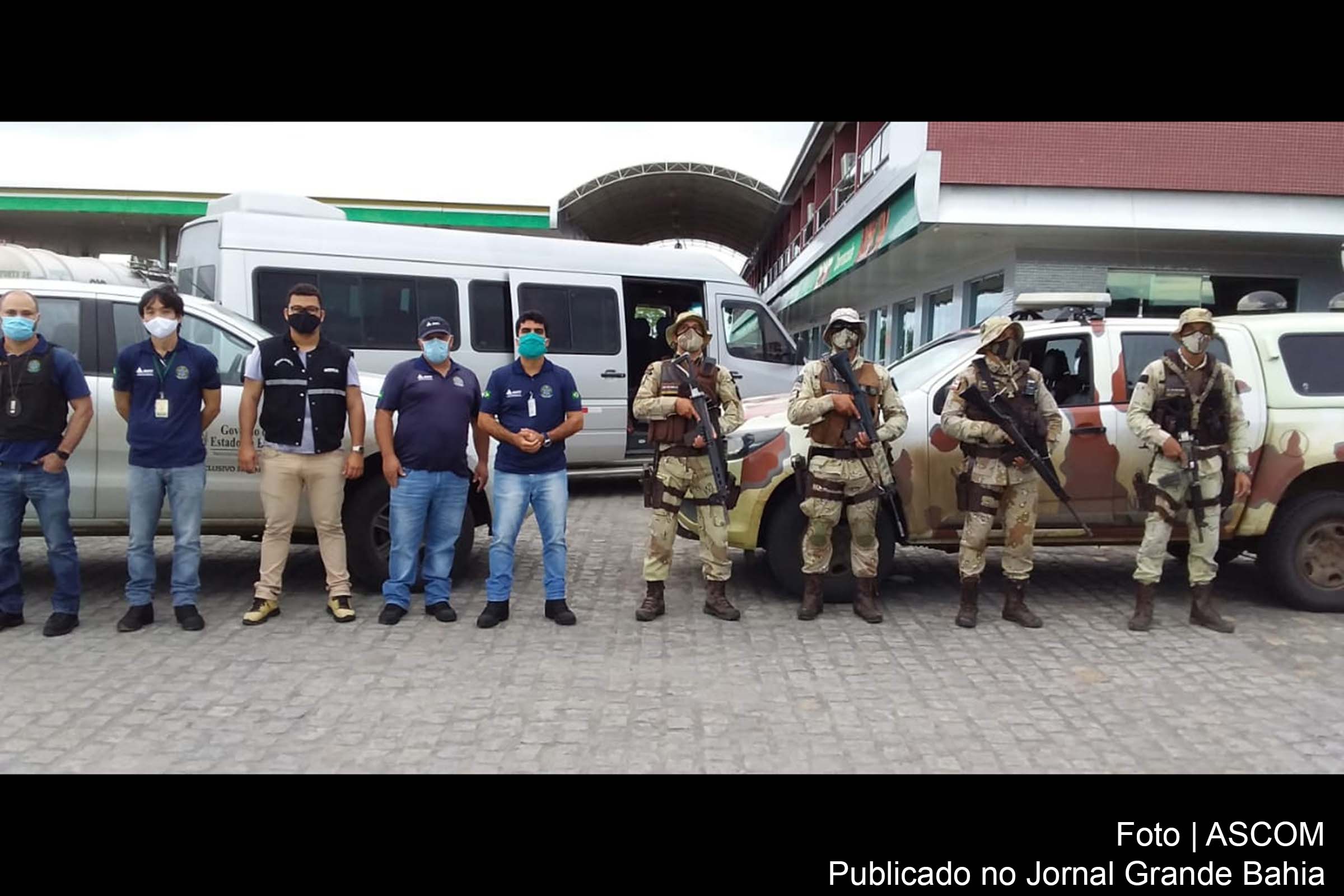 Equipe da ANTT realiza fiscalização do transporte público intermunicipal realizado na Bahia.