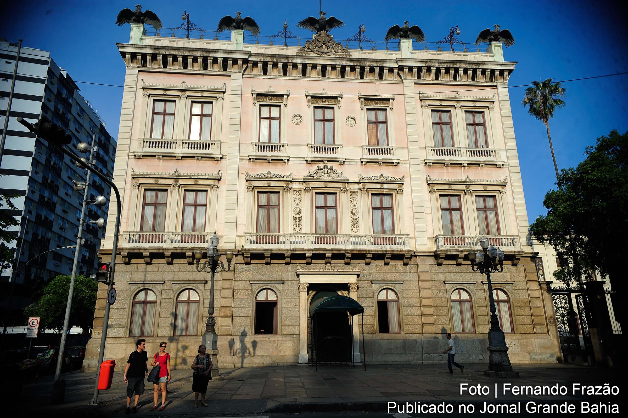 Fachada do Museu da República do Rio de Janeiro.