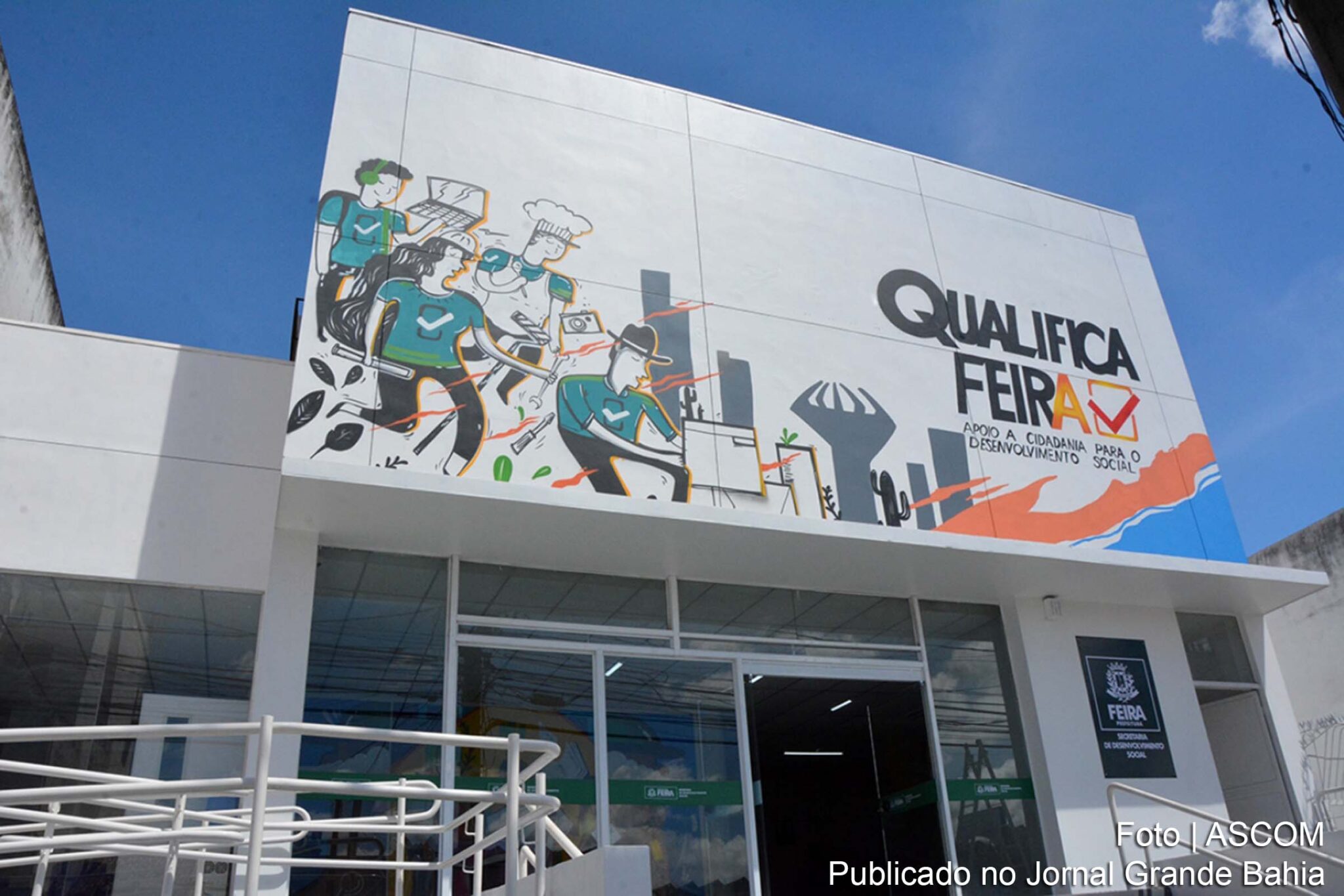 Fachada do Qualifica Feira.