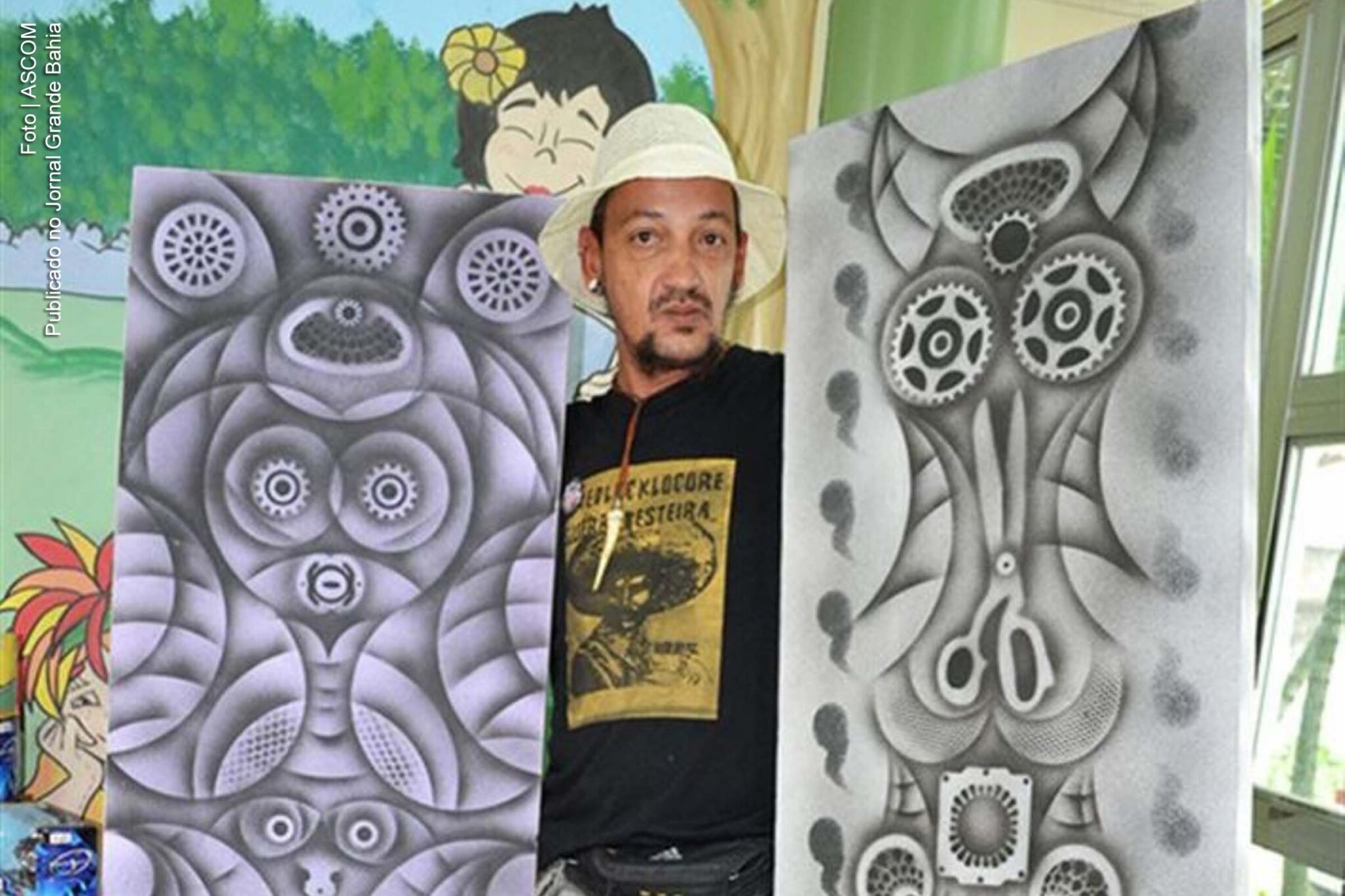 Artista feirense Márcio Antônio Solva dos Santos (Márcio Punk) recebe homenagem póstuma do Governo Colbert Martins.