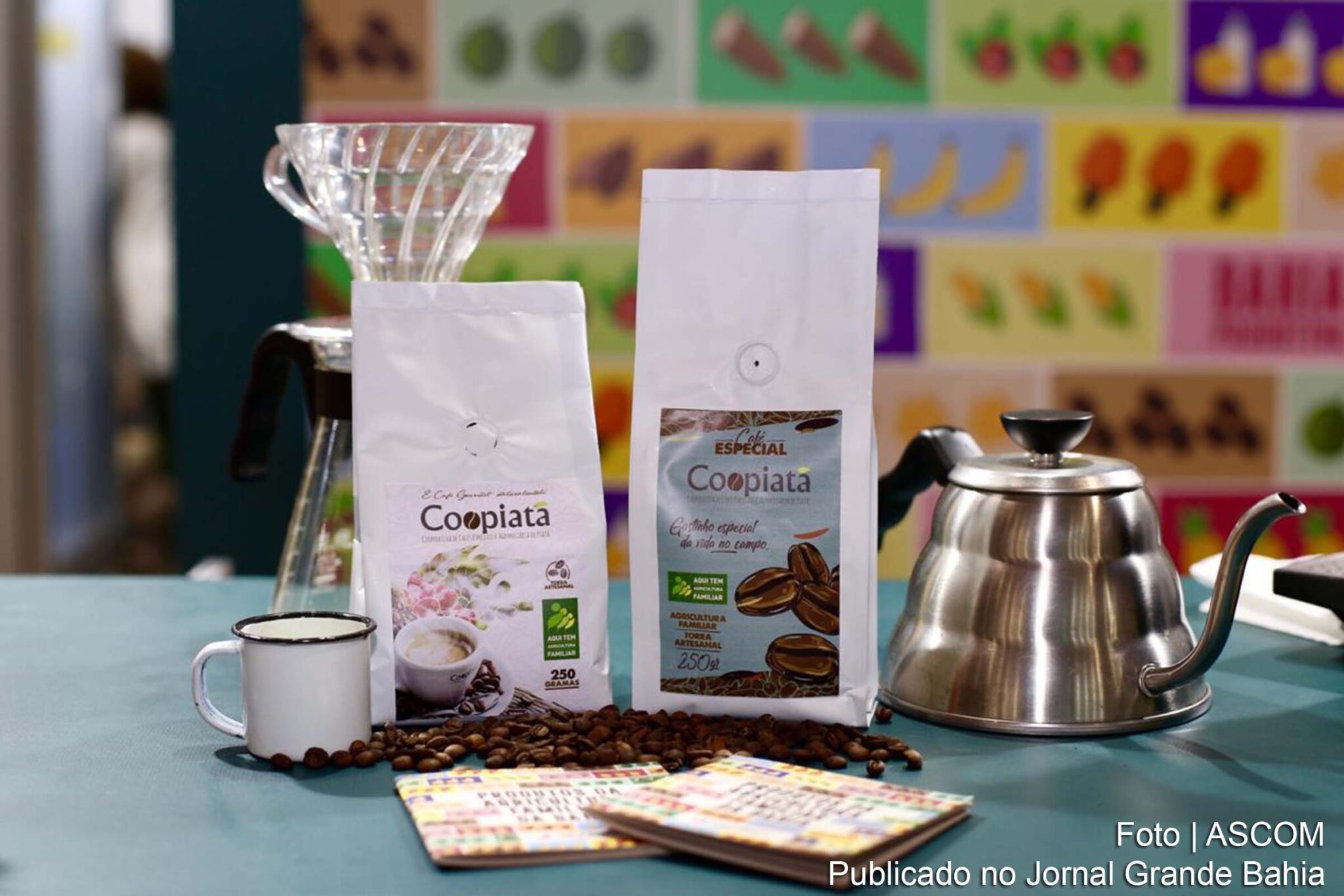 Café produzido na Chapada Diamantina, pela Cooperativa de Cafés Especiais e Agropecuária de Piatã (Coopiatã).