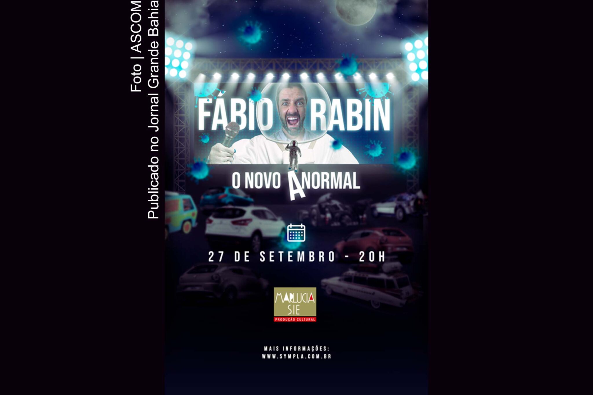 Cartaz anuncia 'O Novo Normal'.