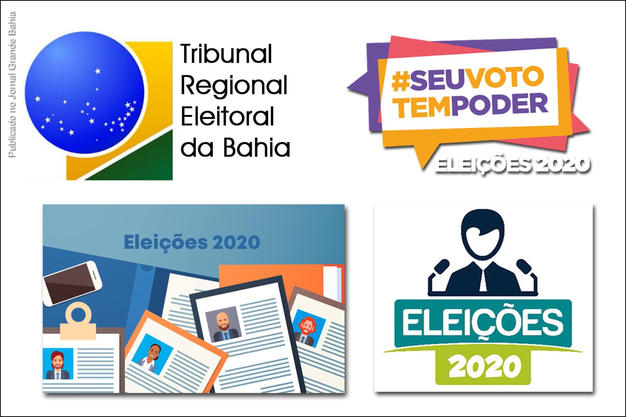 Cartaz das Eleições 2020.