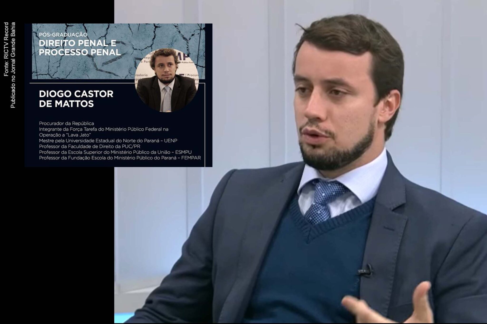 CNMP abre processo disciplinar contra procurador da República Diogo Castor de Mattos; Membro da força-tarefa da Lava Jato realizou autopromoção com atividade pública de Estado