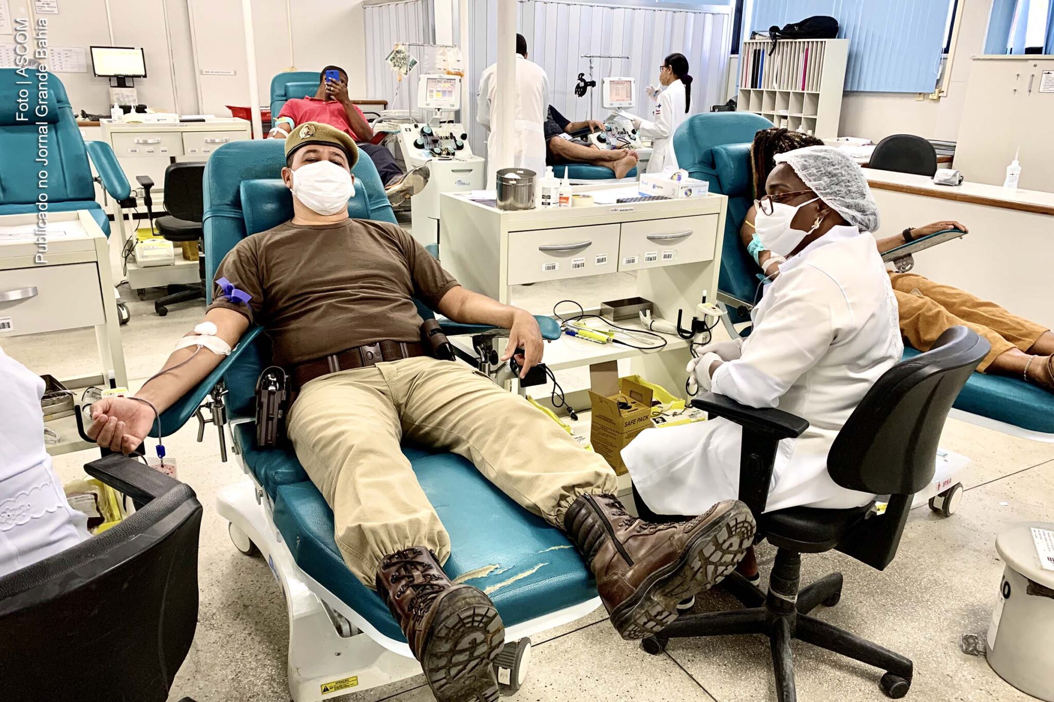 Edição 2020 da Campanha de Doação de Sangue é liderada pelo Hemoba e PMBA.