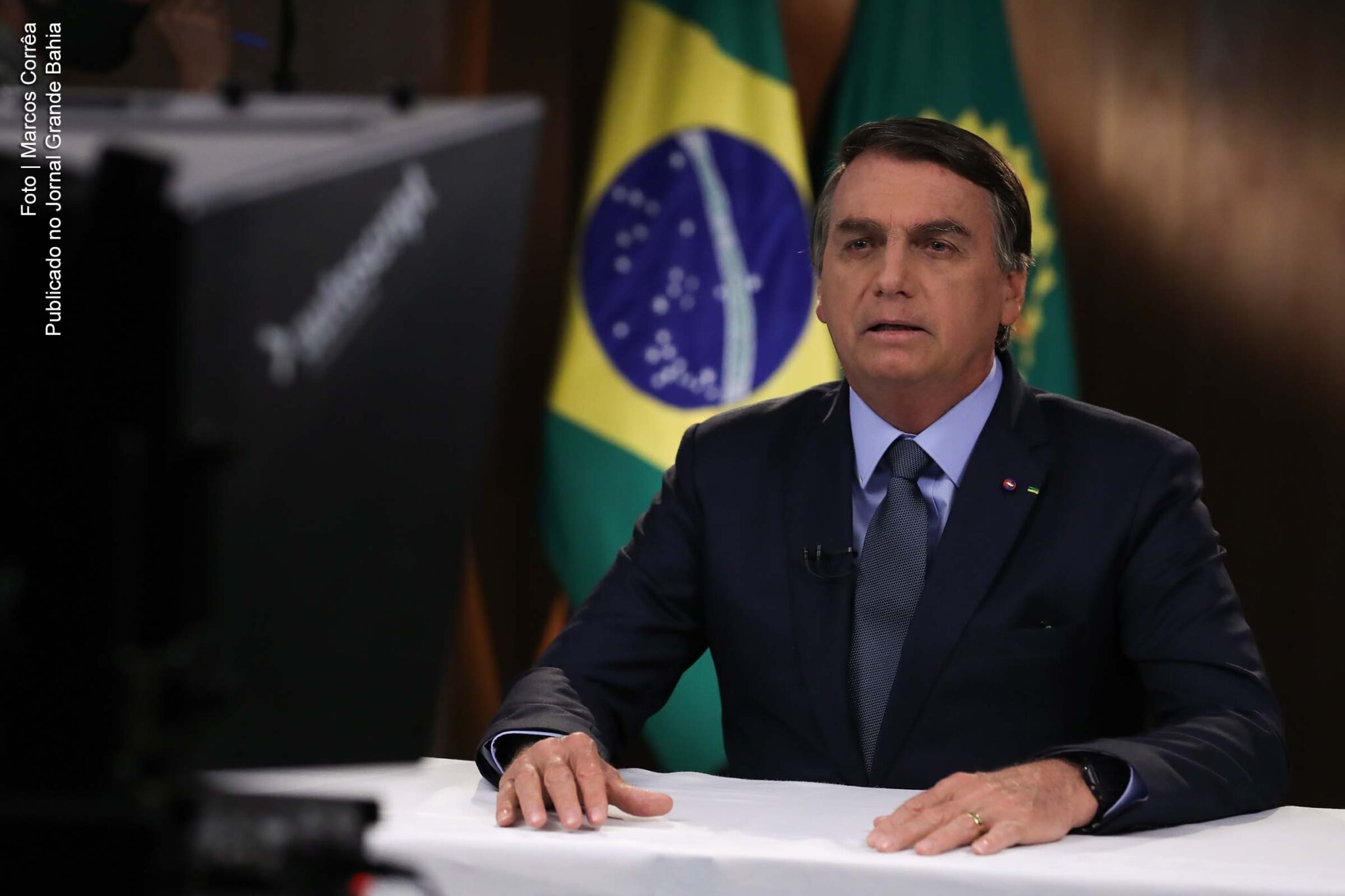 Extremista Jair Bolsonaro apresentou discurso fraudulento, durante Assembleia da ONU, em 16 de setembro de 2020.