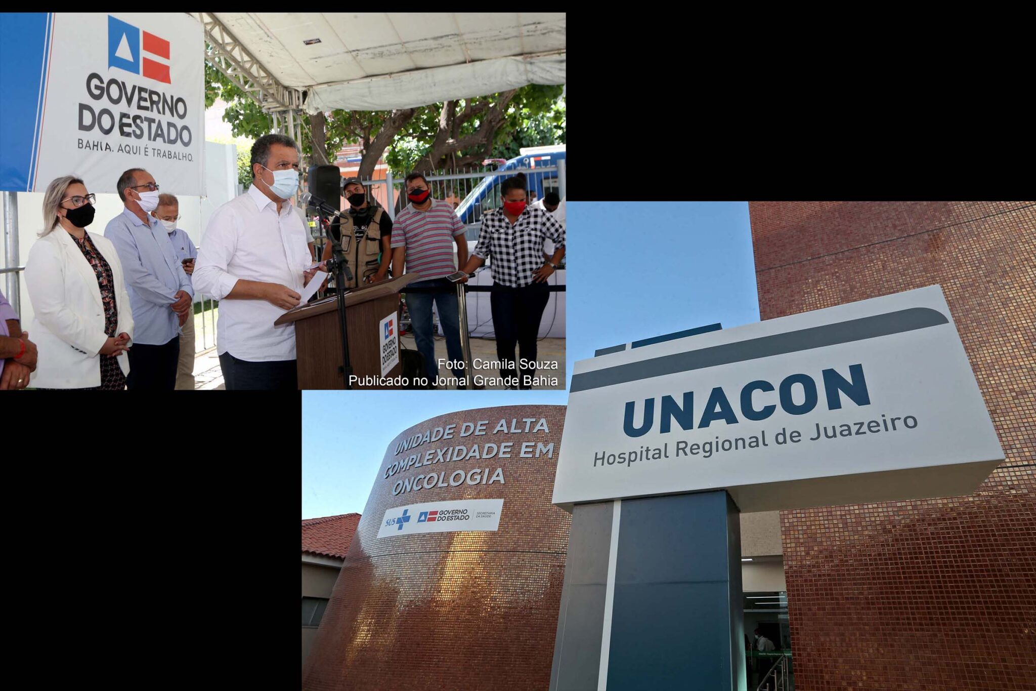 Governador Rui Costa inaugura o novo Hospital do Câncer (UNACON), no município de Juazeiro.