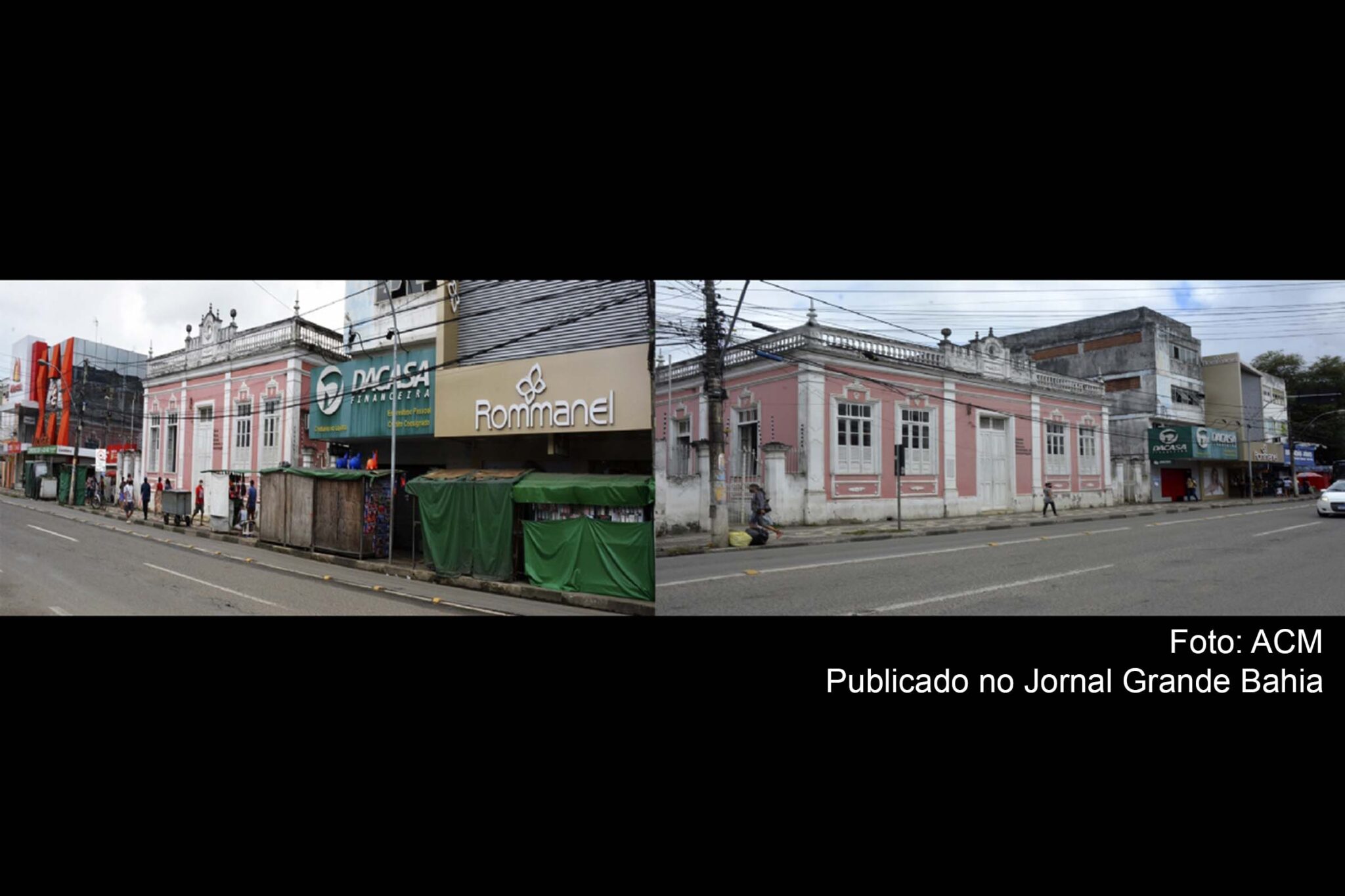 Calçadas livres de barracas agradam quem vai ao centro da cidade de Feira de Santana