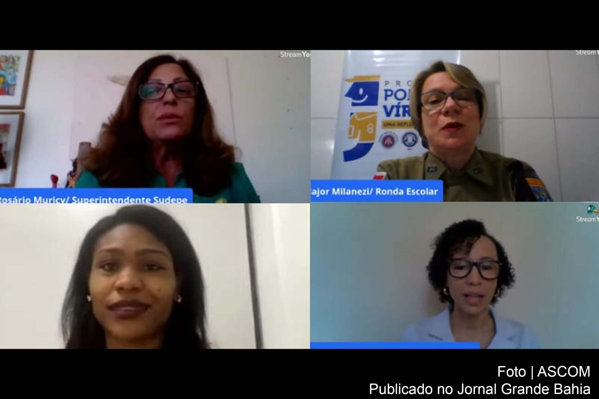 Live da SEC com o tema 'Violência doméstica, distanciamento social e Setembro Amarelo'.