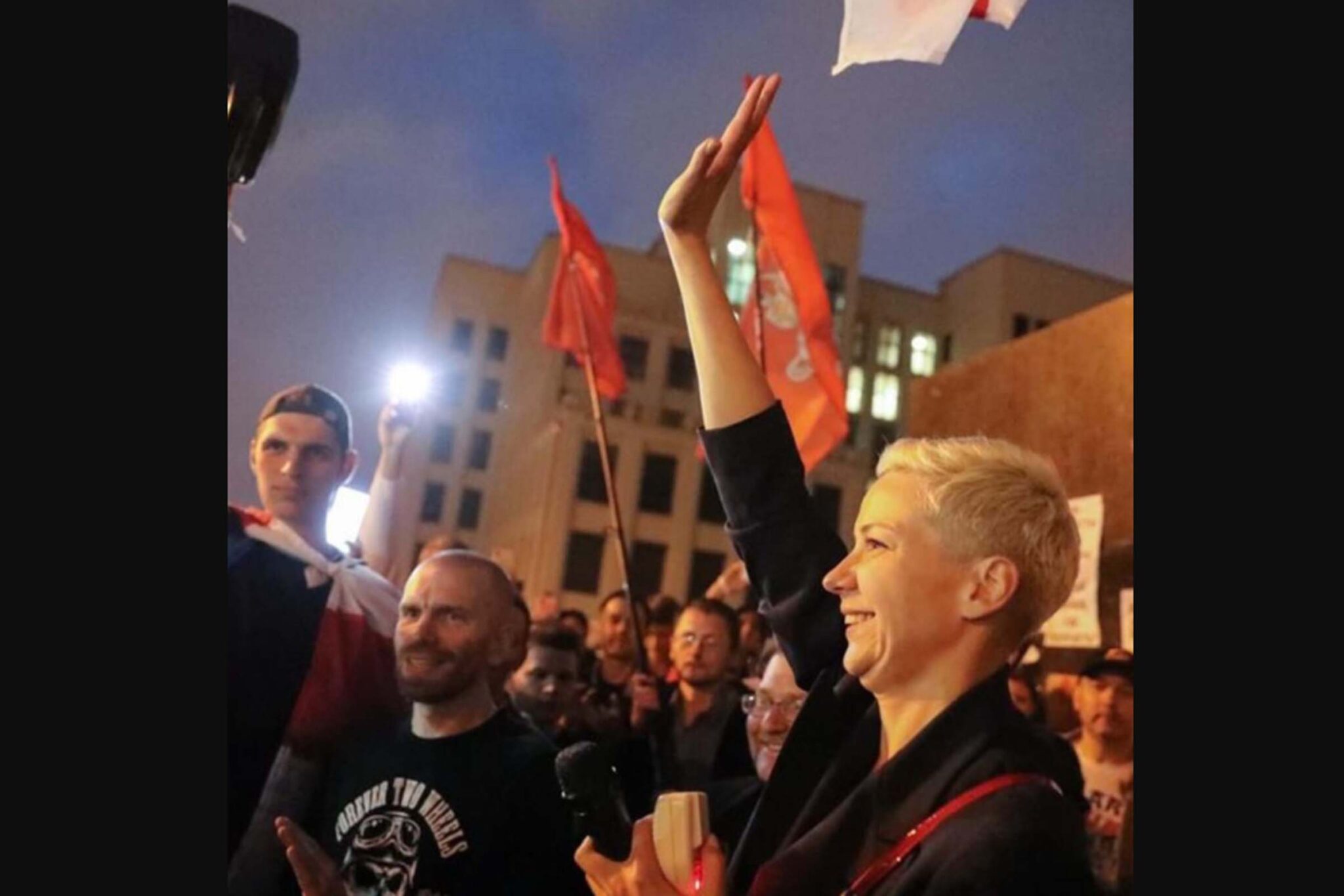 Maria Kolesnikova, líder de oposição de Belarus.