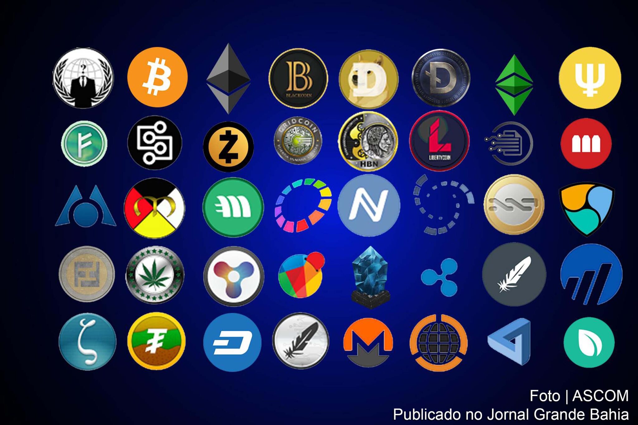 Mercado de criptomoedas do Brasil está em alta.