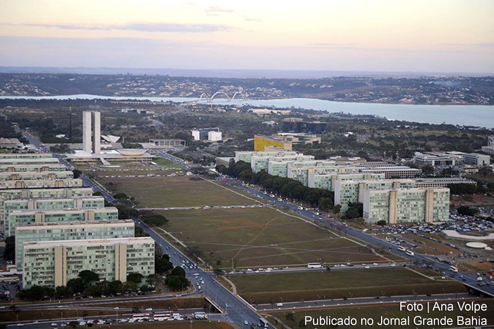 Vista aérea de Brasília.