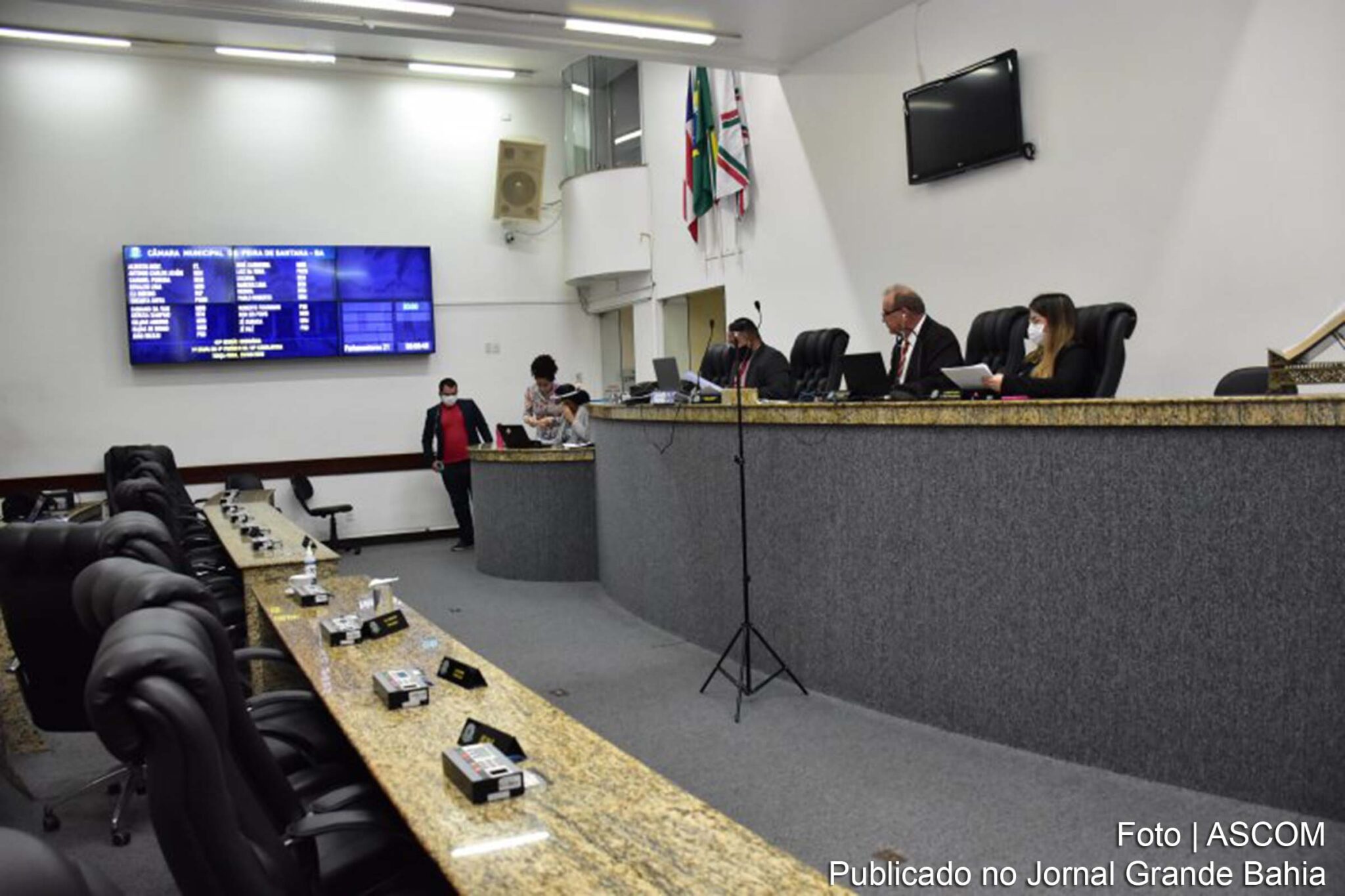 Plenário da Câmara Municipal de Feira de Santana.
