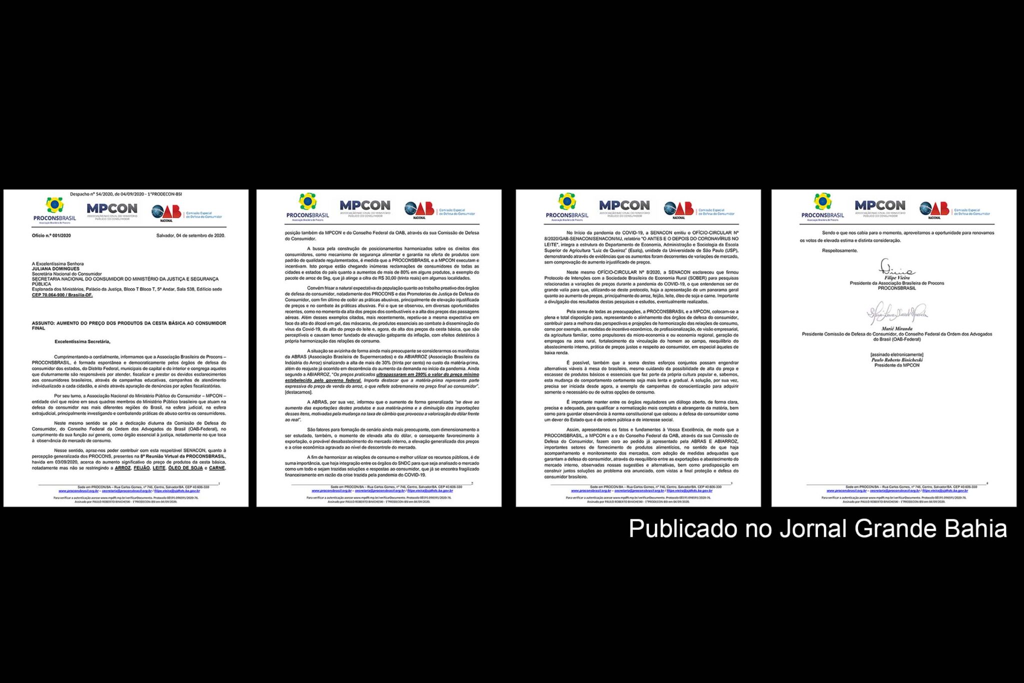 Procons pedem medidas contra aumento de preço dos produtos da cesta básica.