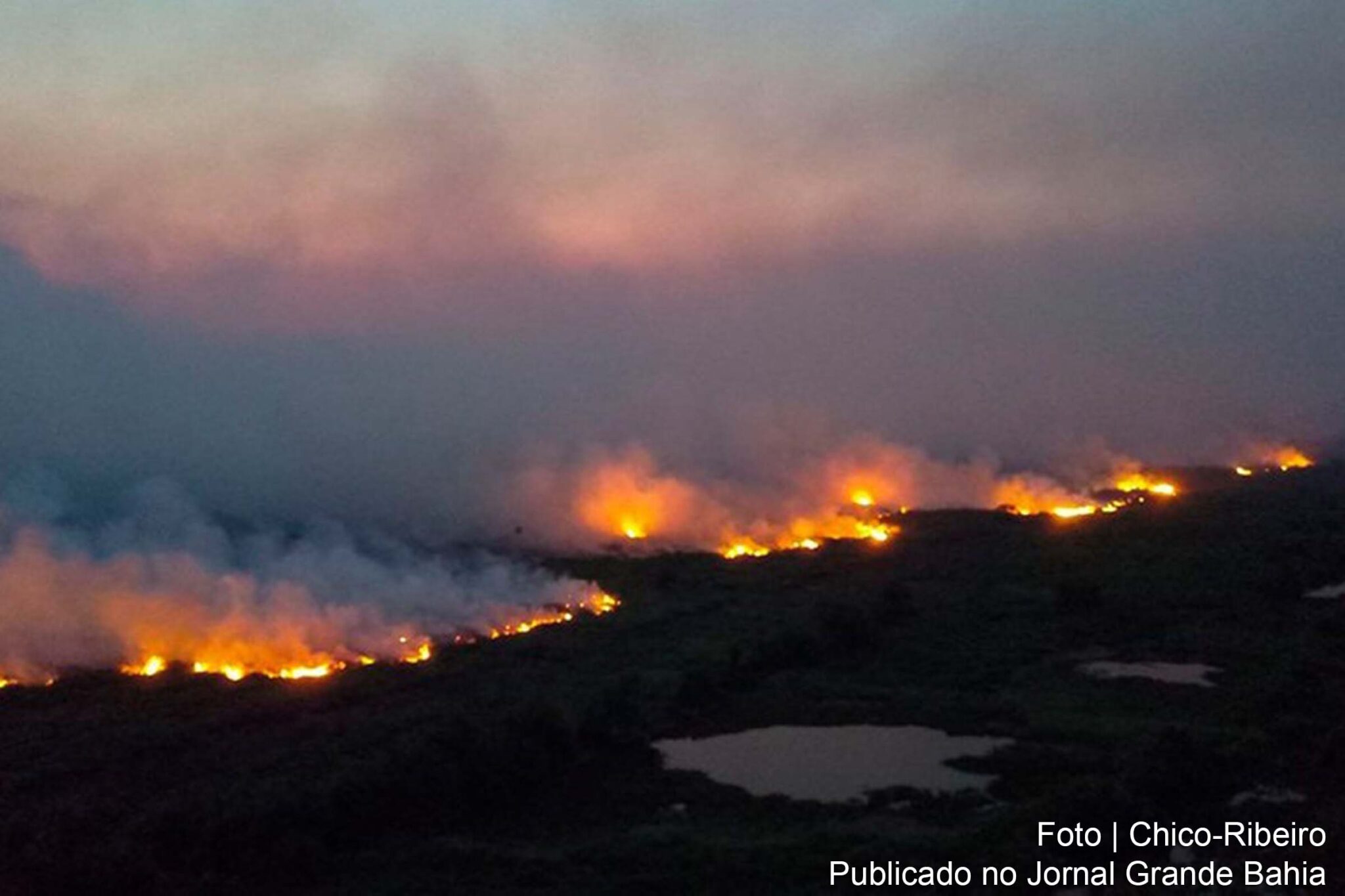 Bioma do Pantanal é severamente atingido por incêndios criminosos. Governo Bolsonaro obtém êxito na política da degradação ambiental do Brasil.
