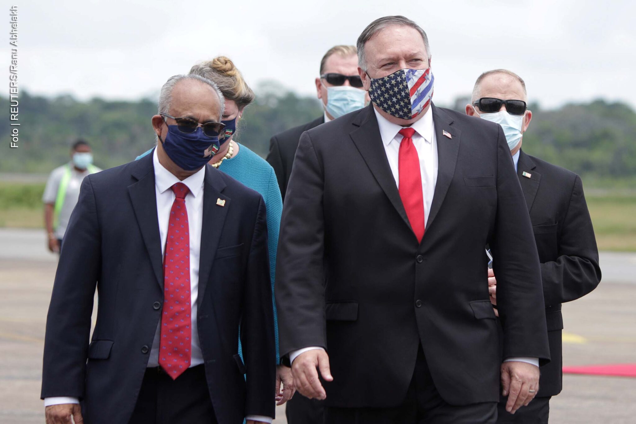 Secretário de Estado dos EUA chega a Boa Vista. Mike Pompeo visita, também, Colômbia, Suriname e Guiana.