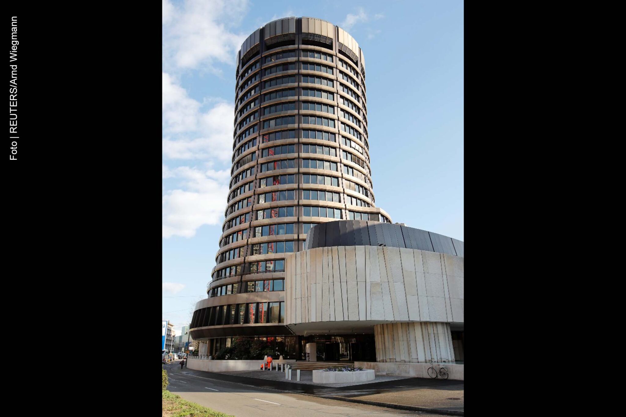 Sede do Banco de Compensações Internacionais (BIS), em Basiléia, Suíça.