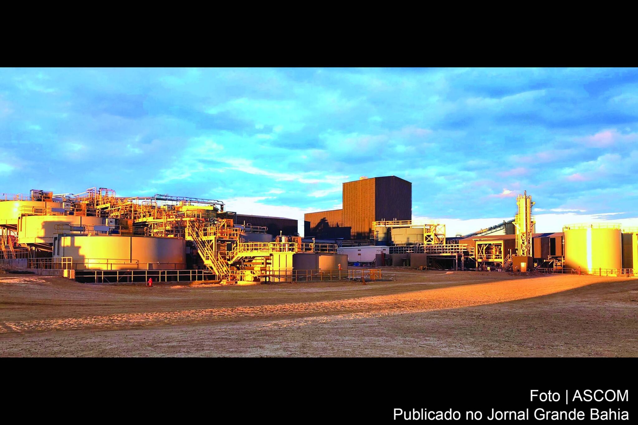 Unidade de produção da Yamana Gold.