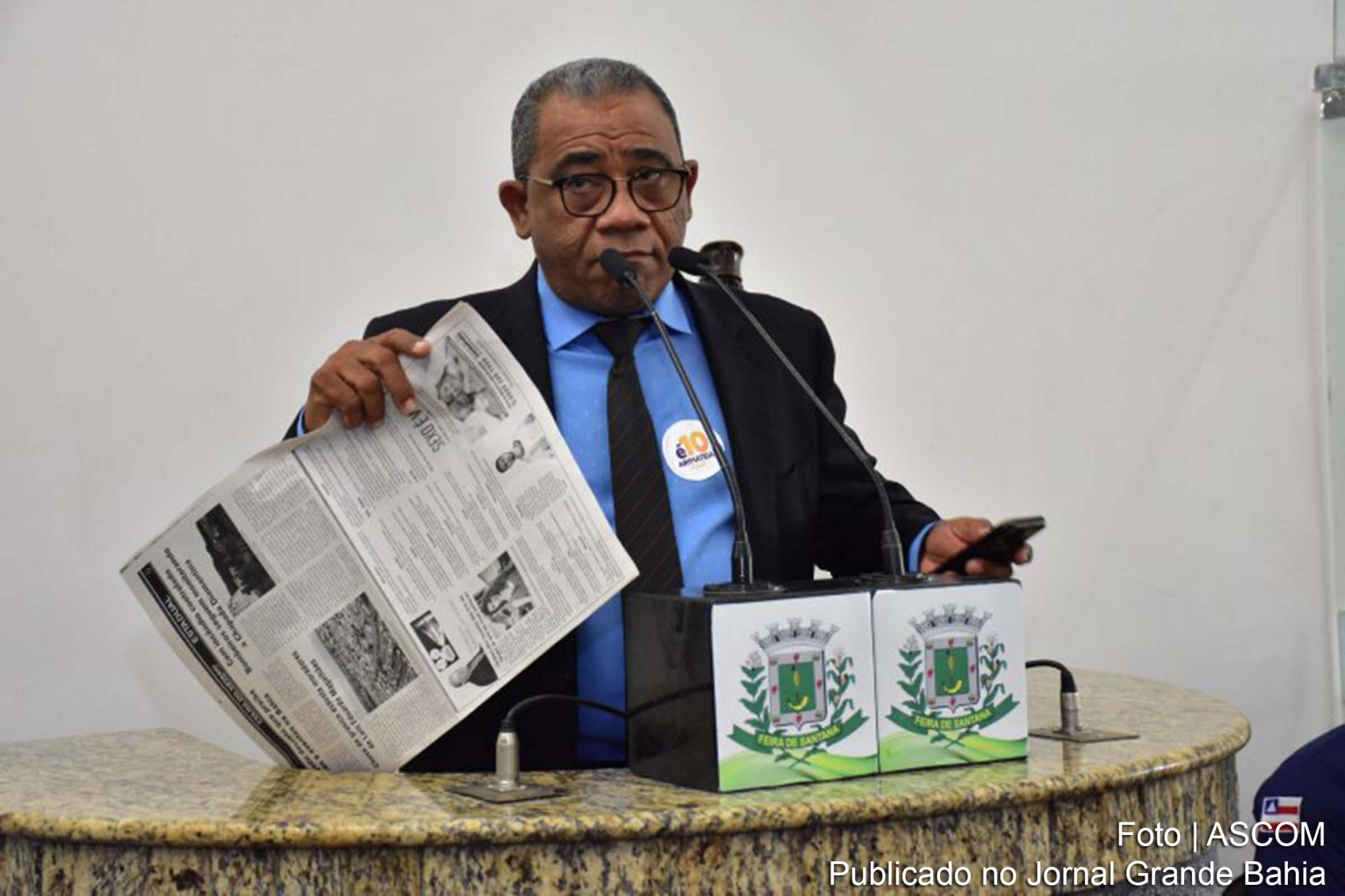 Vereador diz que buraco nas ruas de Feira de Santana é por falta de esgoto sanitário