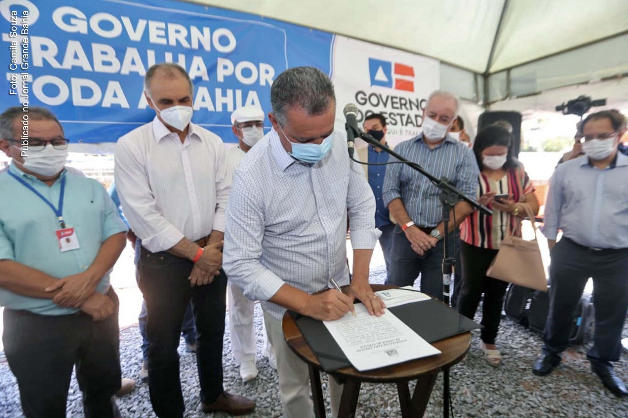 Governador Rui Costa autoriza execução de obras de infraestrutura em Lauro de Freitas.