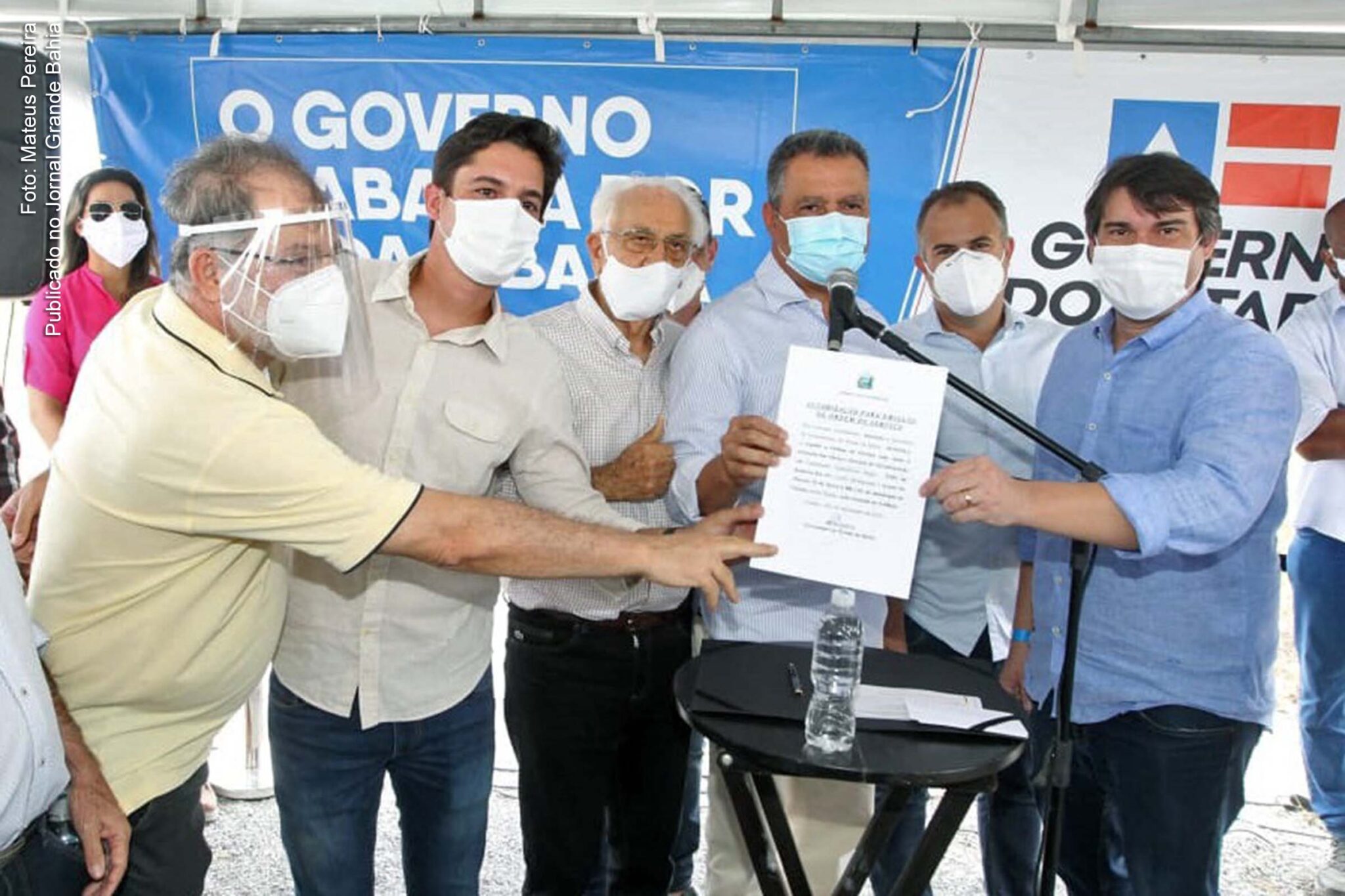 Governador Rui Costa inaugura Sistema Integrado de Abastecimento de Água, no município de Tucano e autoriza novos investimentos.