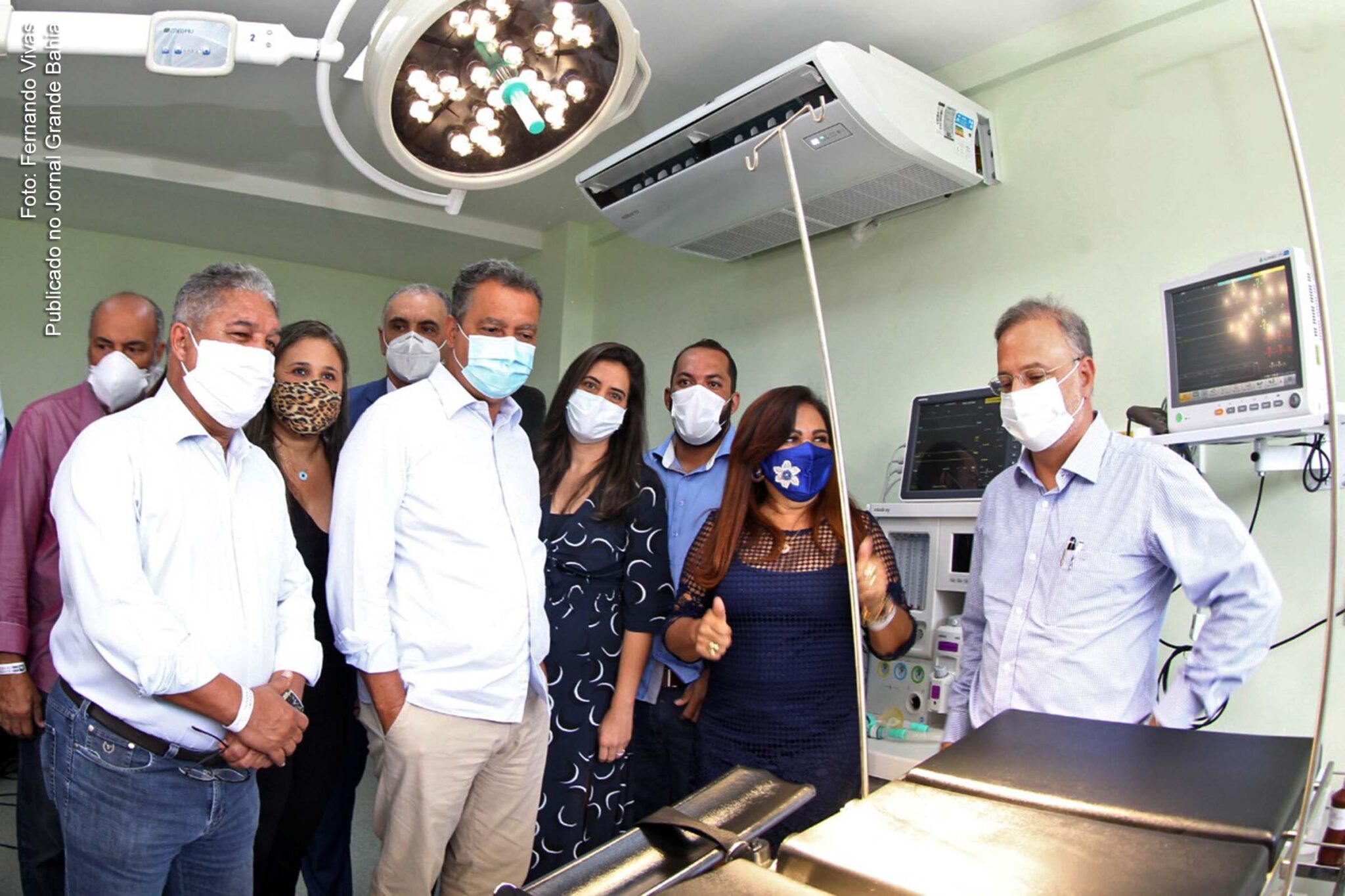 Governador Rui Costa entrega reforma e ampliação do Hospital Dilton Bispo Santana, no município de Dias D'Ávila.