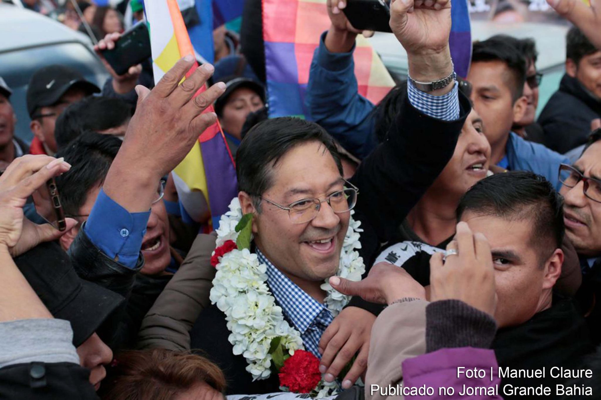 Luis Arce, presidente eleito da Bolívia.