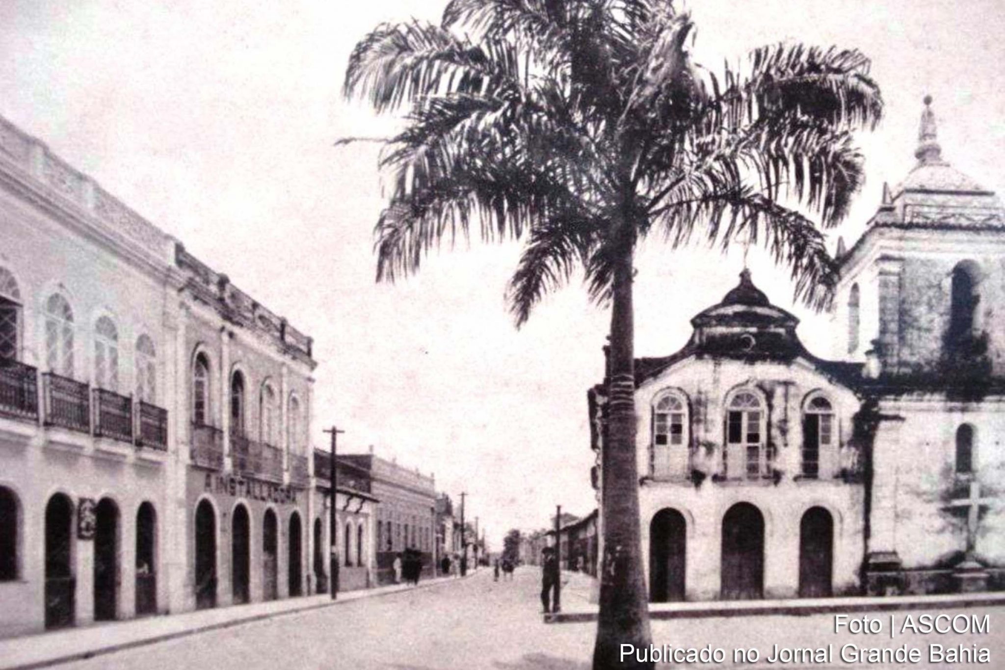 Vista da Igreja do Remédios no ano de 1948.