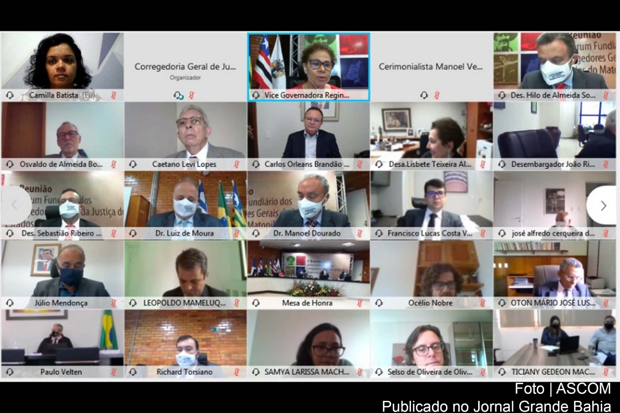 Reunião do Fórum Fundiário dos Corregedores Gerais da Justiça dos Estados do Matopiba.