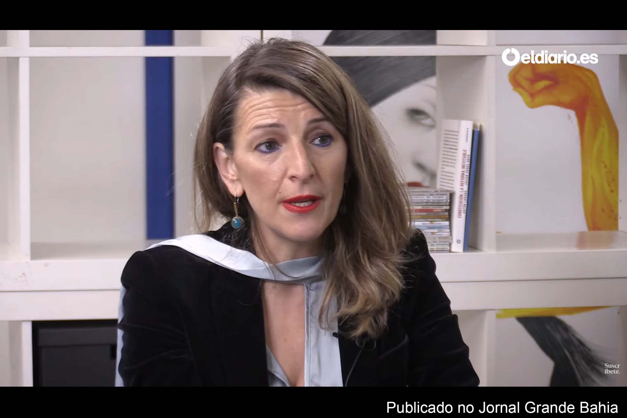 Yolanda Díaz, ministra do Trabalho da Espanha.