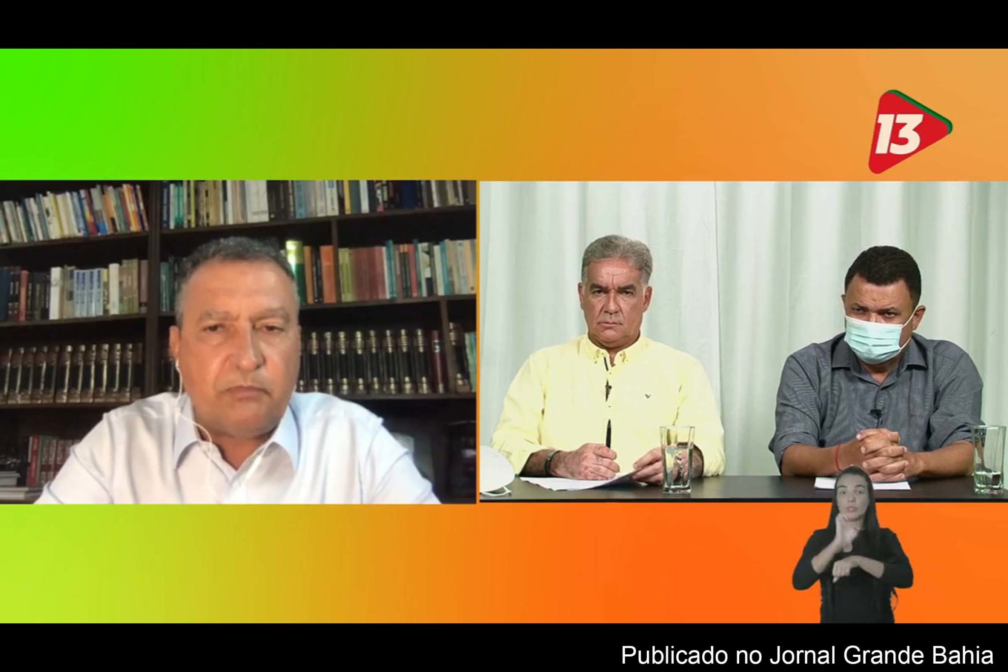 Governador Rui Costa, Zé Neto e Roque Santos debatem futuro político de Feira de Santana.
