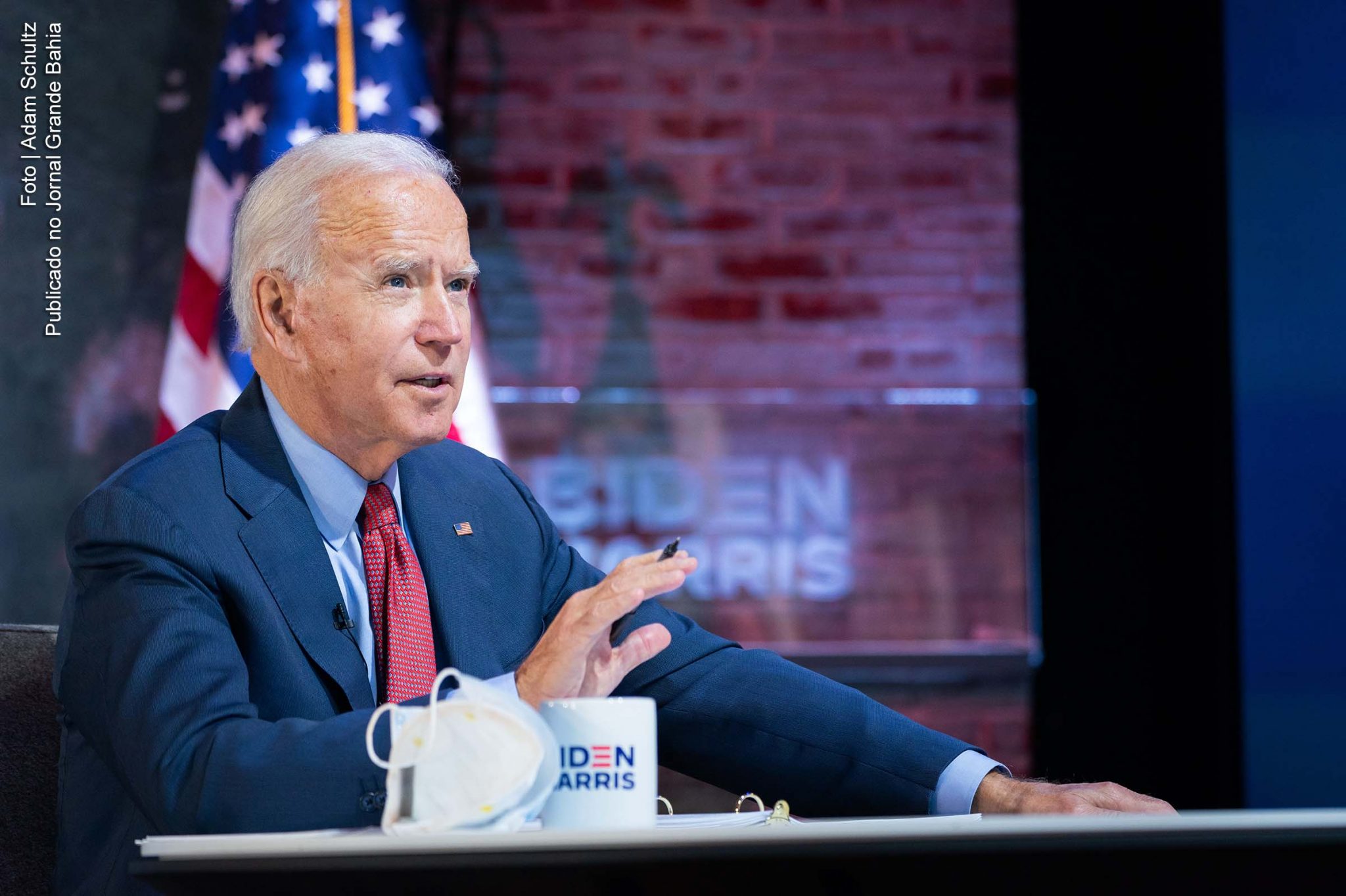 Joe Biden (Democratas), candidato à presidência dos EUA.