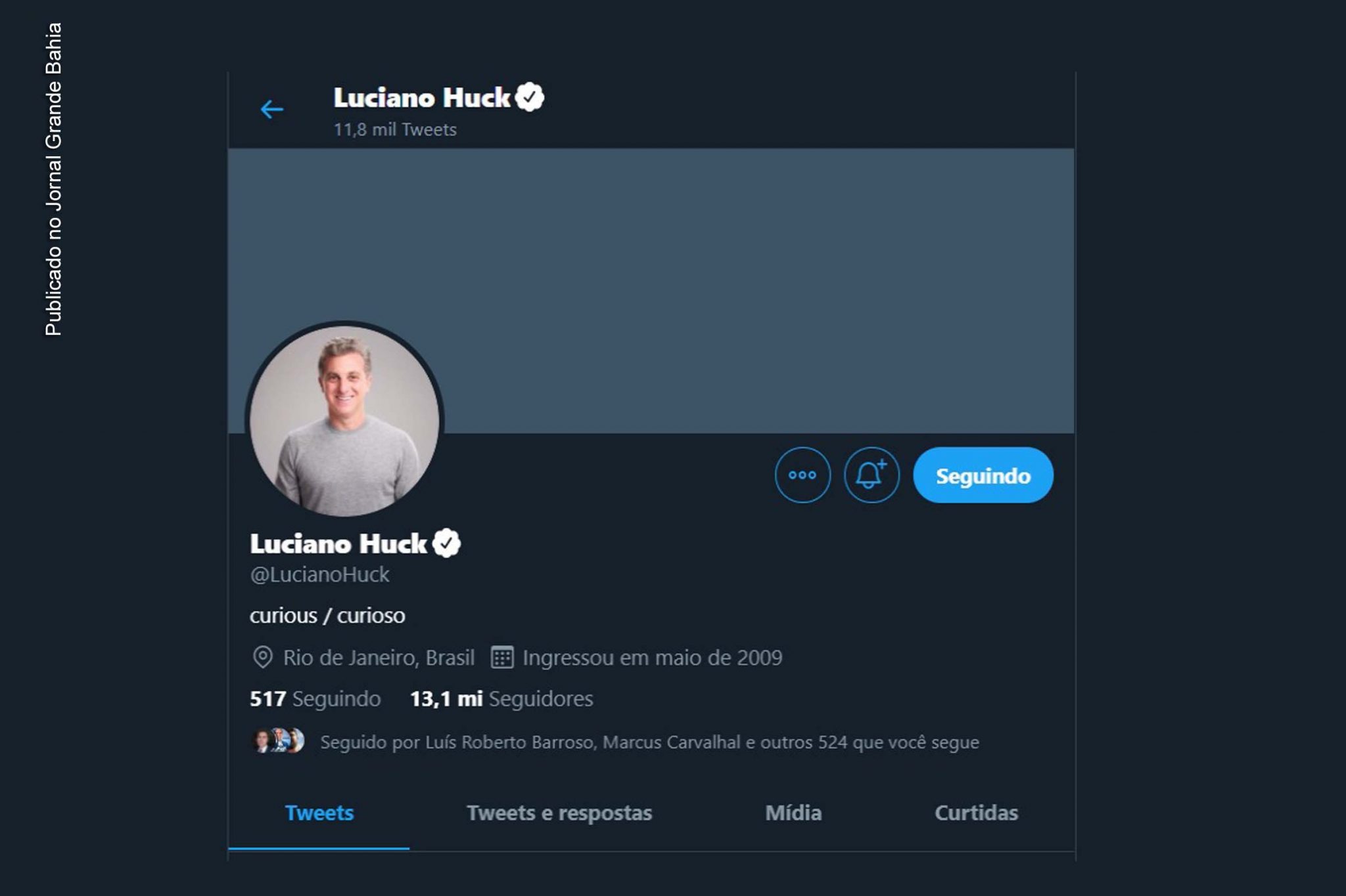 Luciano Huck, animador de programa de auditório de TV