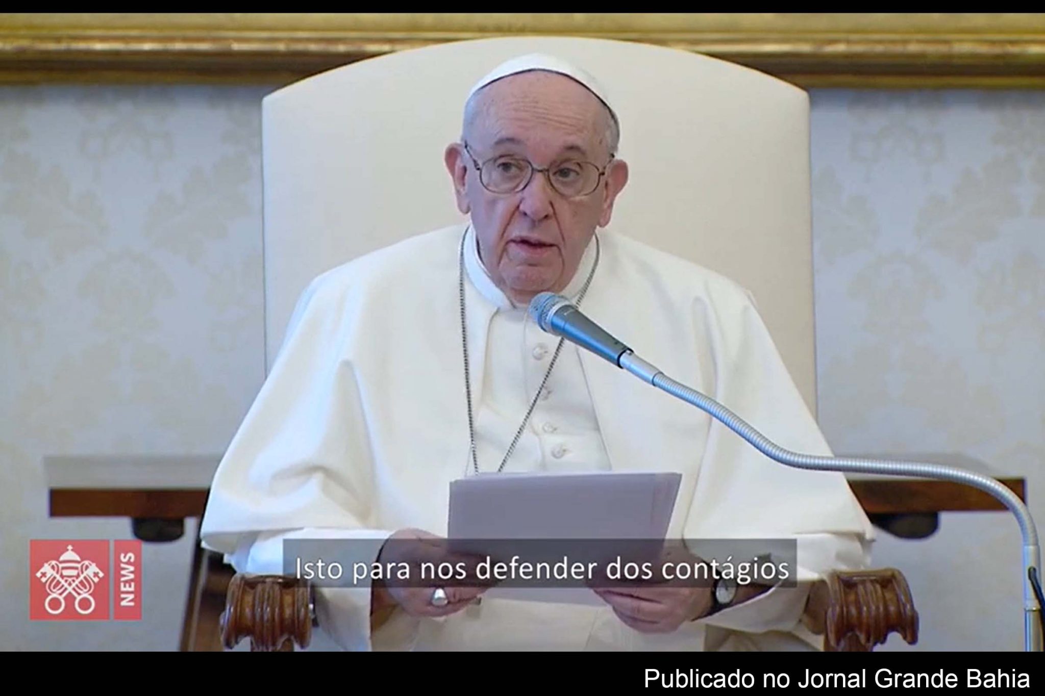Papa Francisco: Pensemos nos doentes, naqueles que entram como descartados. Pensemos nos médicos, enfermeiros, enfermeiras, voluntários, a todos aqueles que trabalham com os doentes nesse momento, que arriscam a vida e o fazem por amor à sua vocação, por amor ao próximo.
