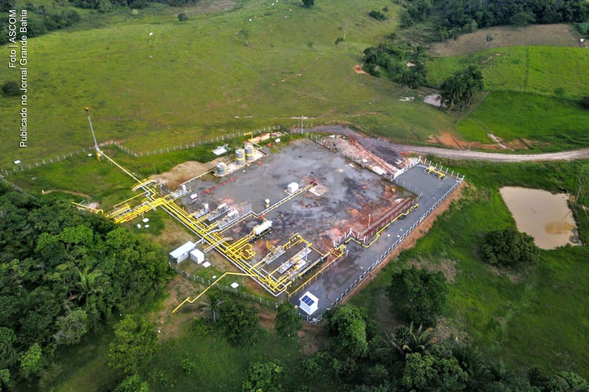 Vista aérea Imetame, em Camaçari. O empreendimento pretende promover a geração de até 200 empregos.