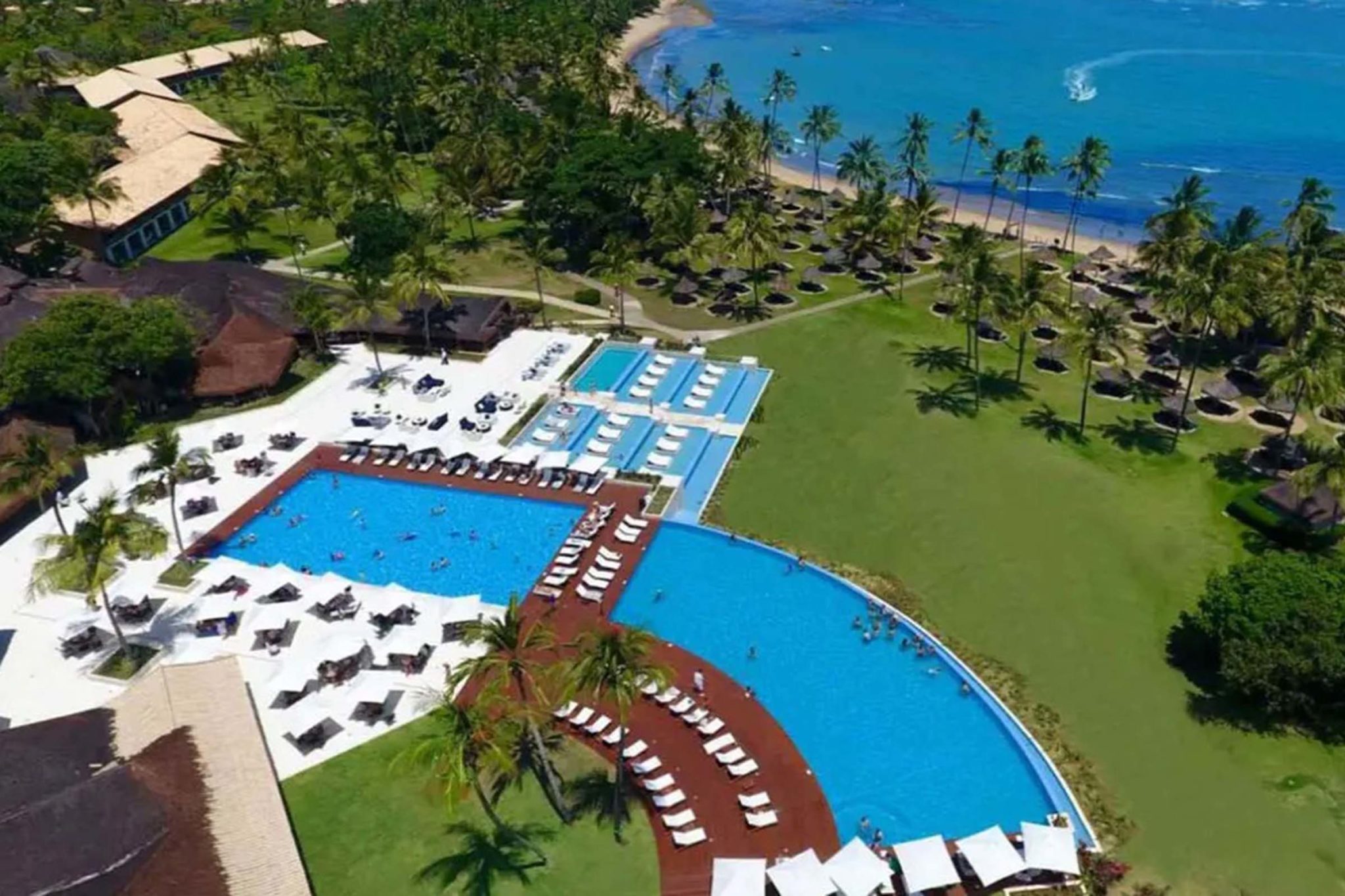 Vista aérea parcial do Tivoli Ecoresort Praia do Forte.
