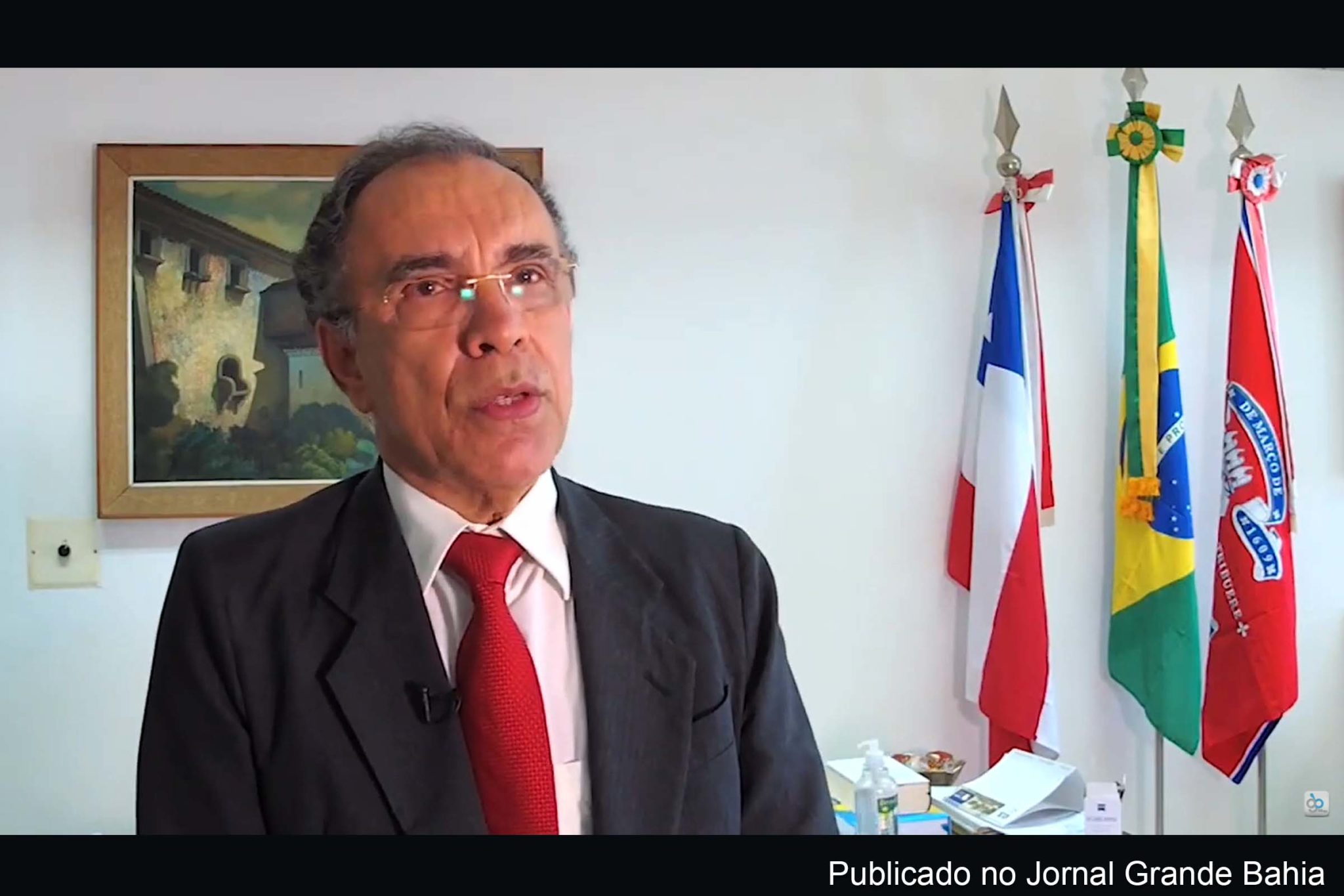 Desembargador Lourival Trindade, presidente do Tribunal de Justiça da Bahia (TJBA).