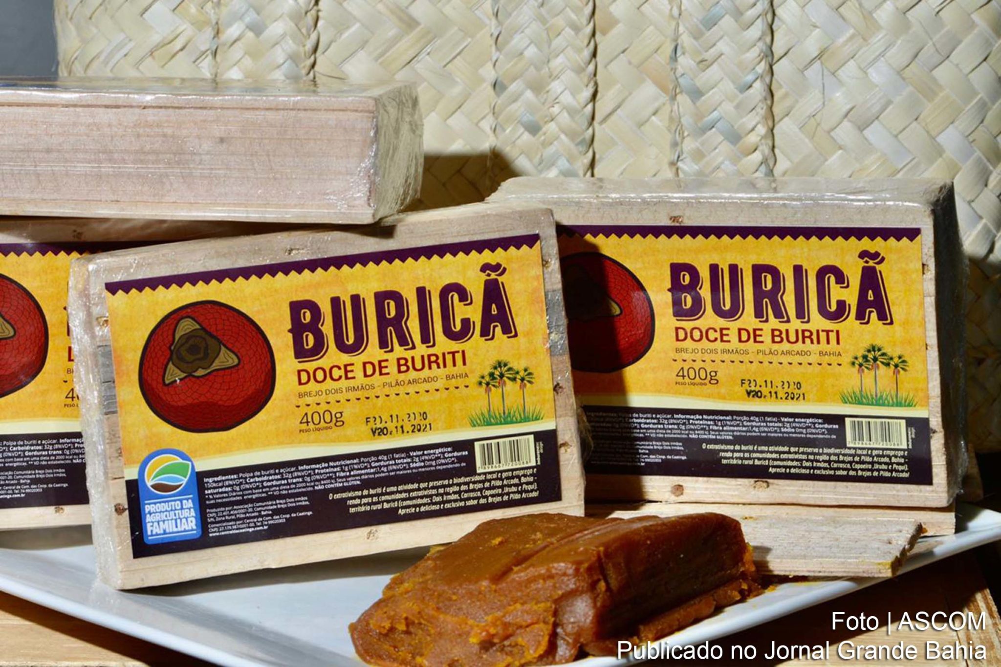 Doce de buriti é lançado na 11ª Feira Baiana de Agricultura Familiar e Economia Solidária