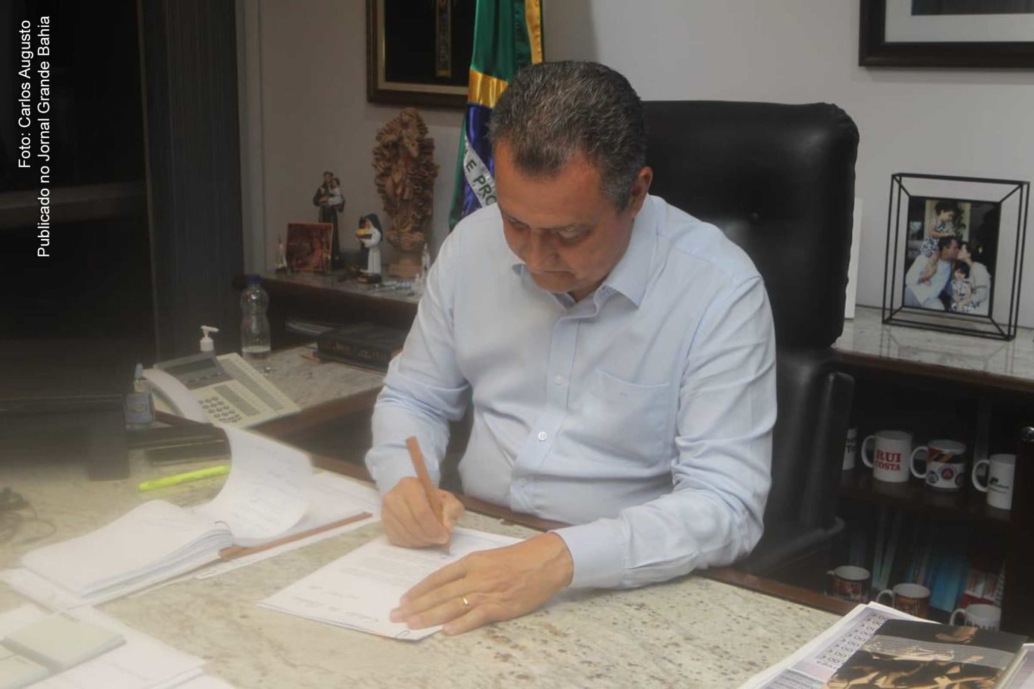 Governador Rui Costa sanciona Lei de Diretrizes Orçamentárias de 2021.