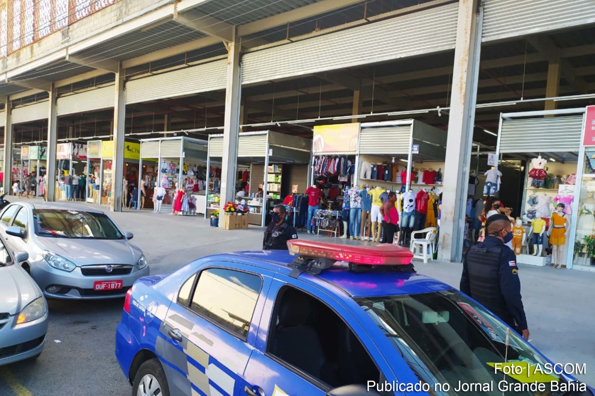 Guarda Municipal intensifica rondas e presença no centro comercial de Feira de Santana
