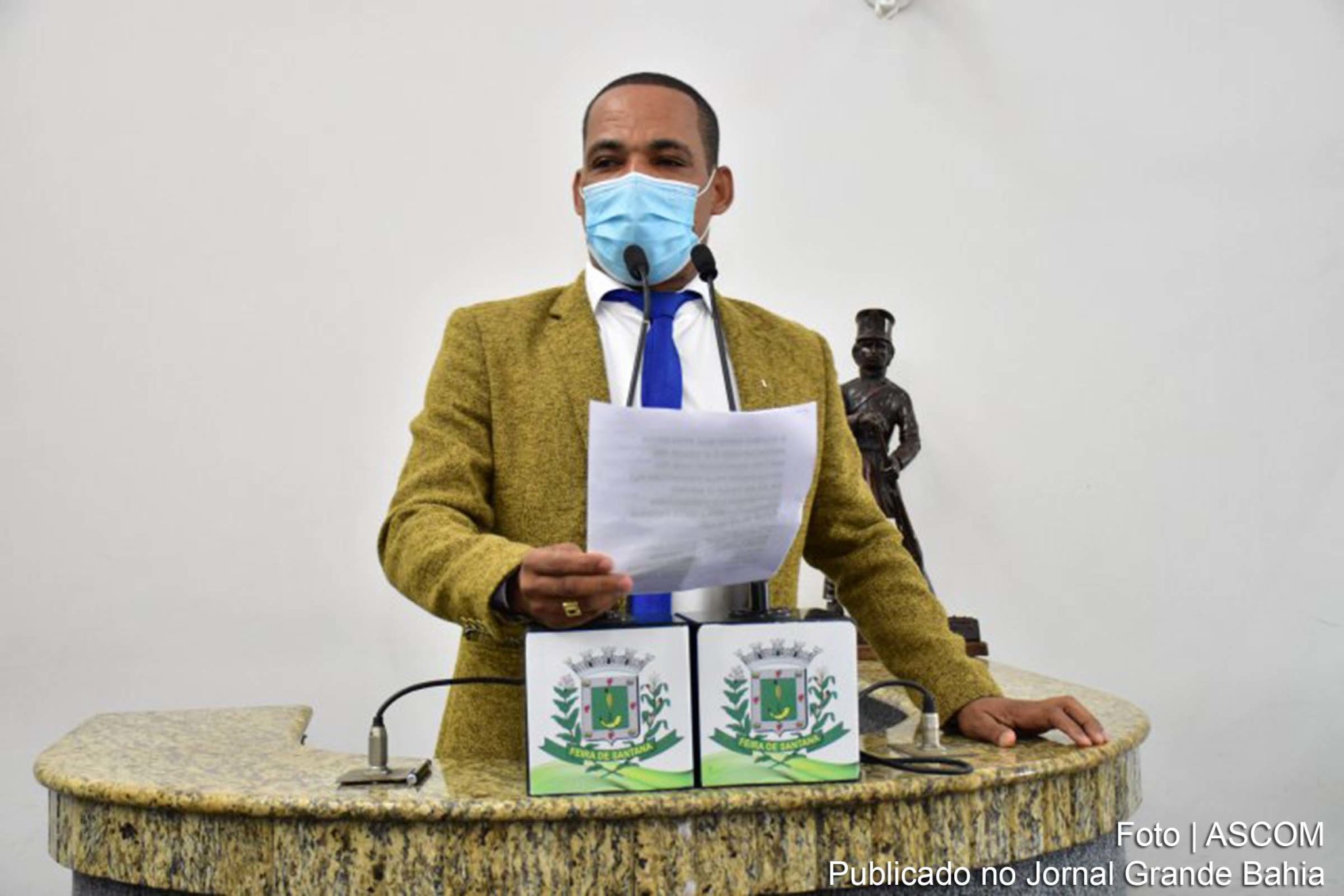 Luiz Ferreira (Luiz da Feira): o empresário disse que o secretário não manda nada lá.